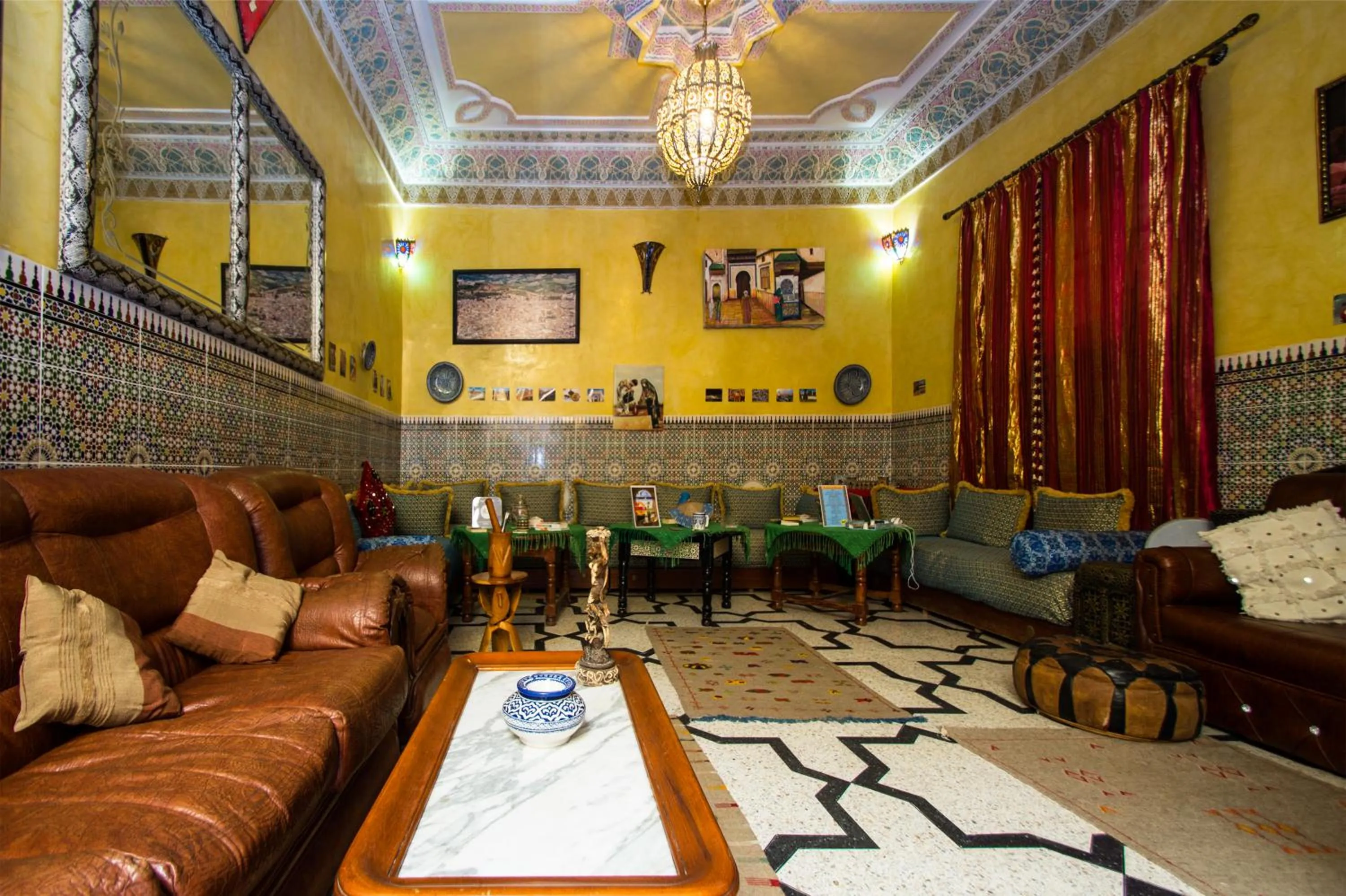 Patio, Seating Area in Dar Berrada - Ziat