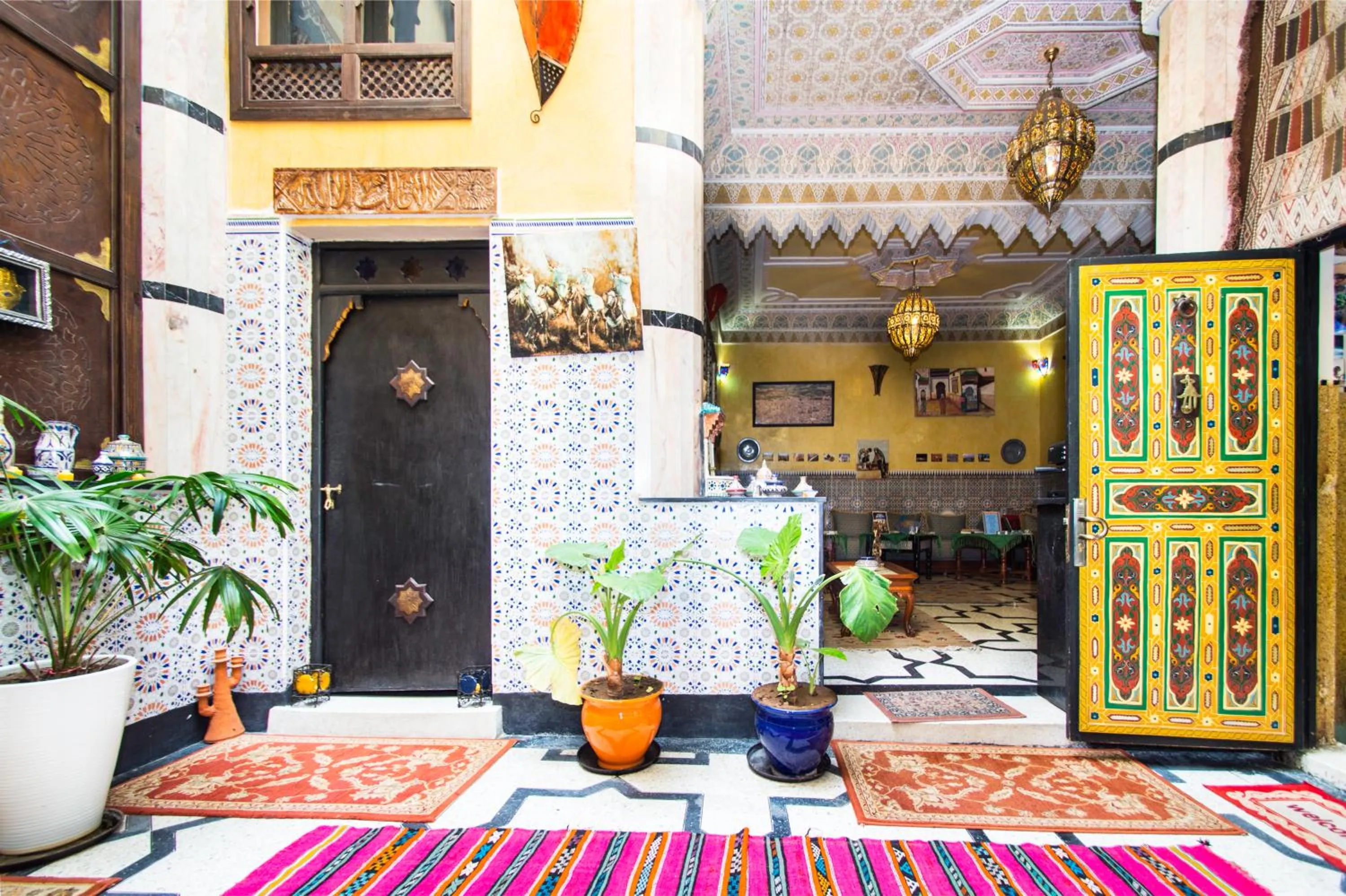 Communal lounge/ TV room in Dar Berrada - Ziat