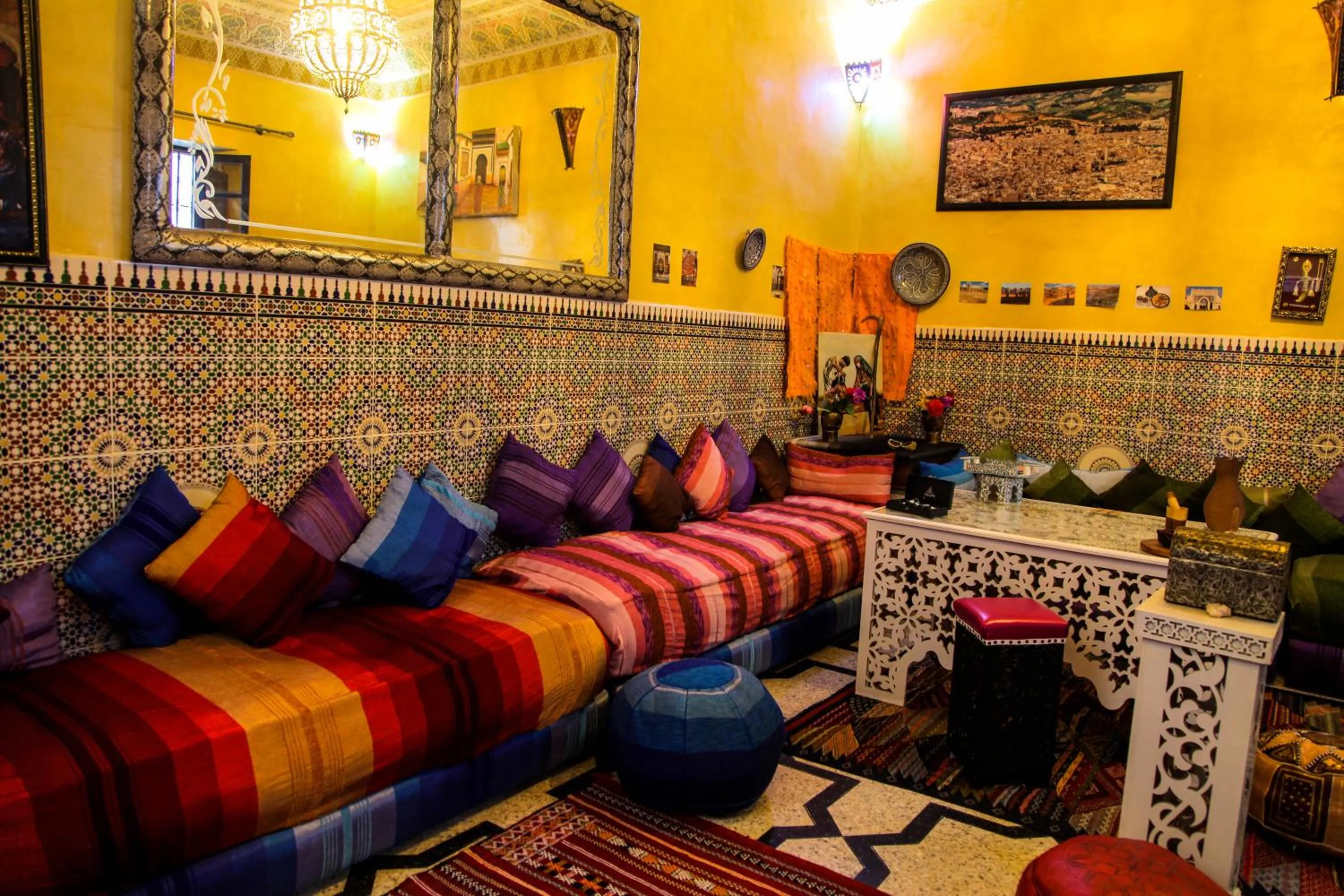 Living room in Dar Berrada - Ziat