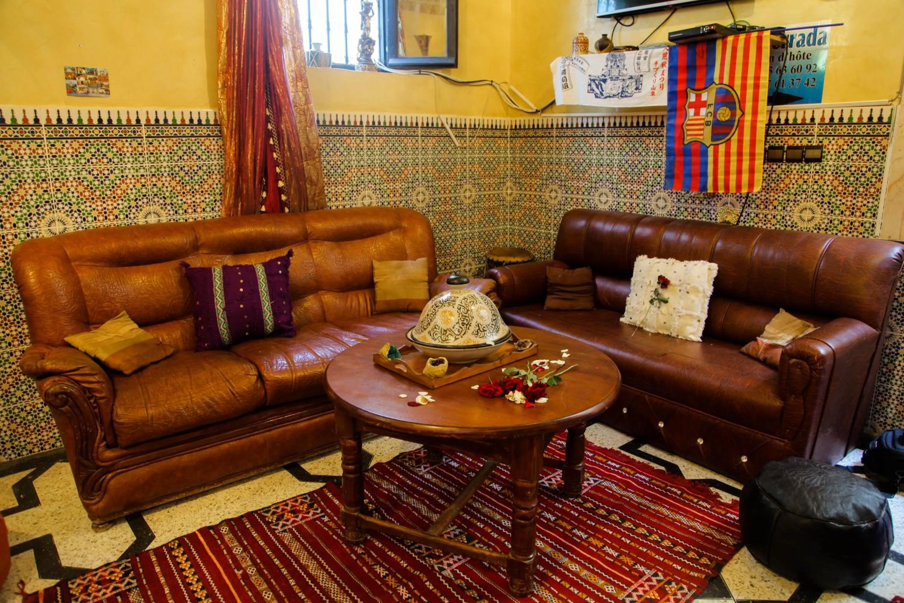 Living room, Seating Area in Dar Berrada - Ziat