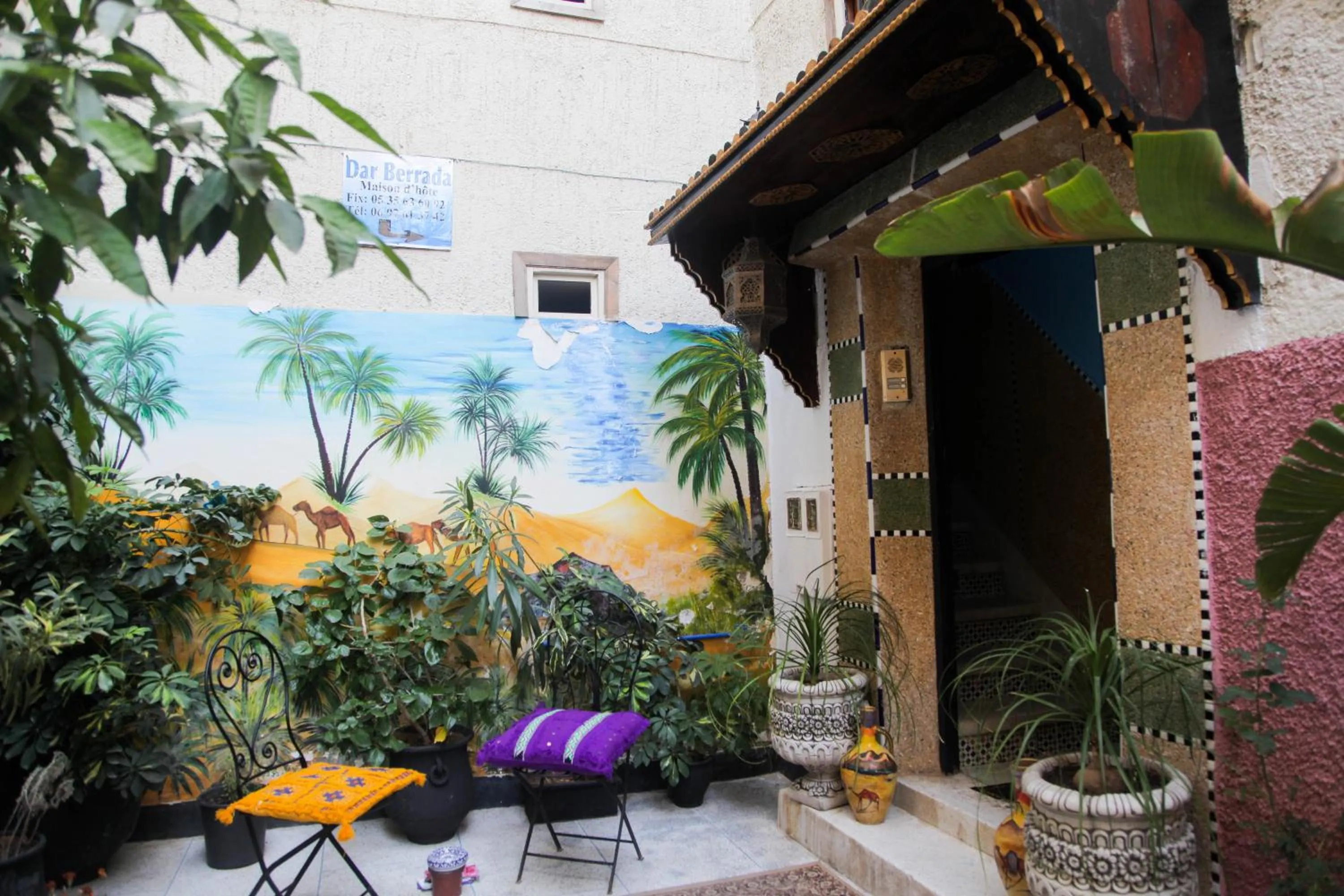 Patio in Dar Berrada - Ziat