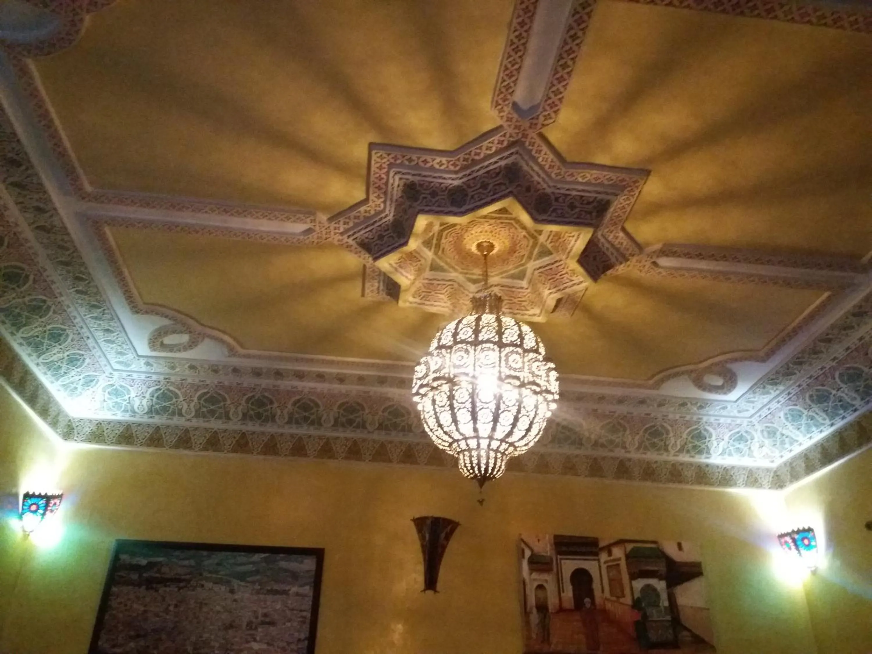 Decorative detail in Dar Berrada - Ziat