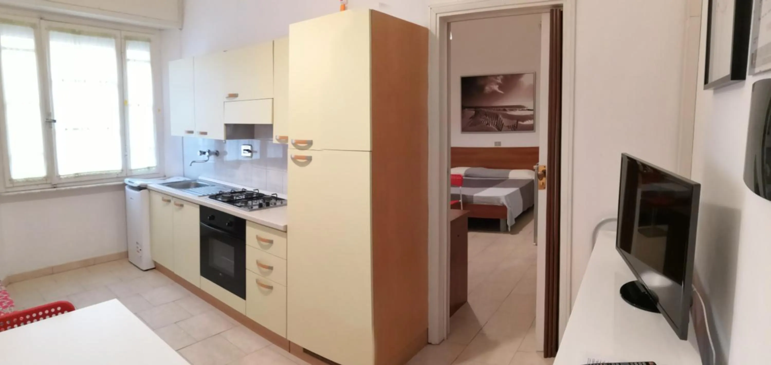 Kitchen or kitchenette in Residence Hotel Vittoria