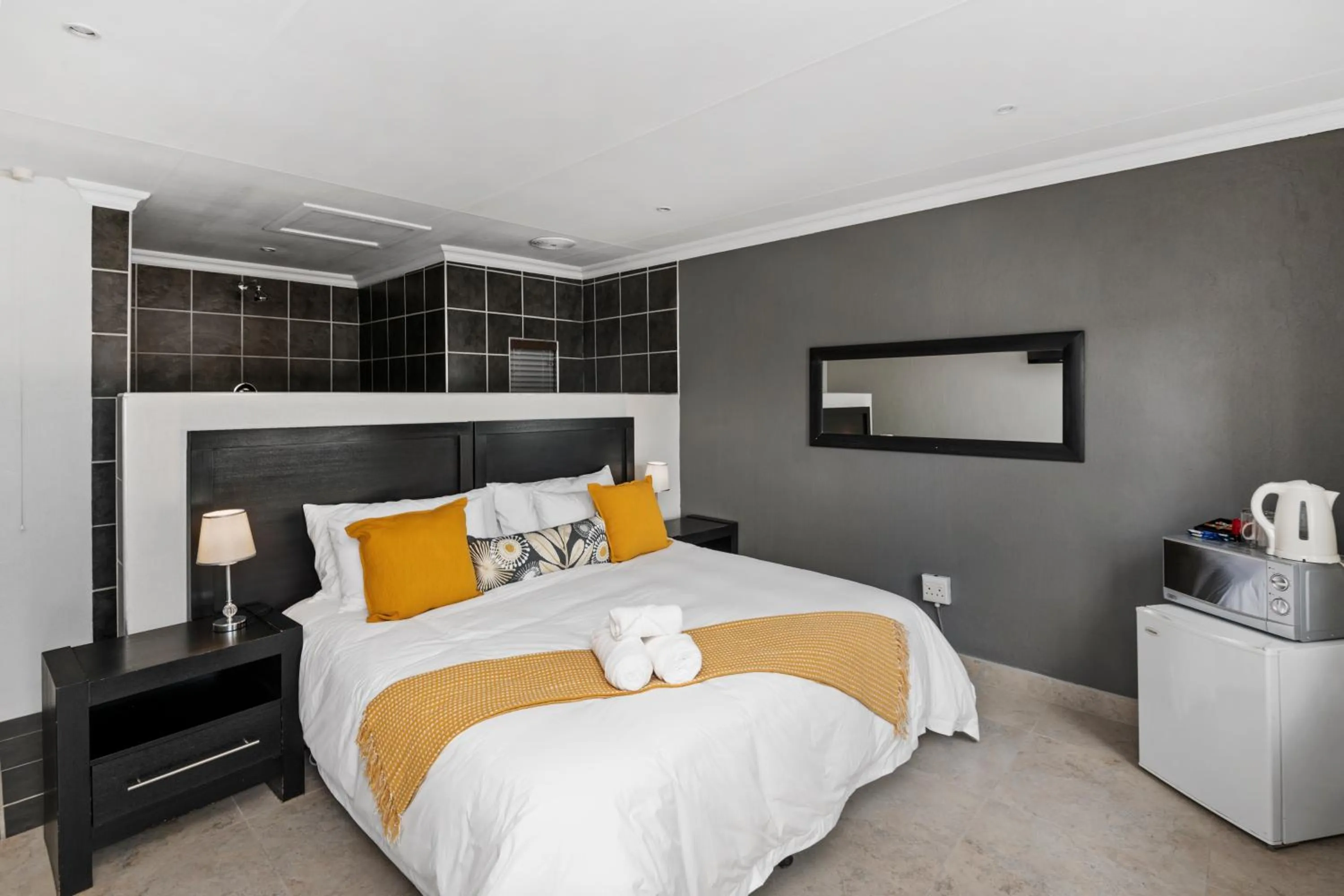 Bed in De Akker Guest House