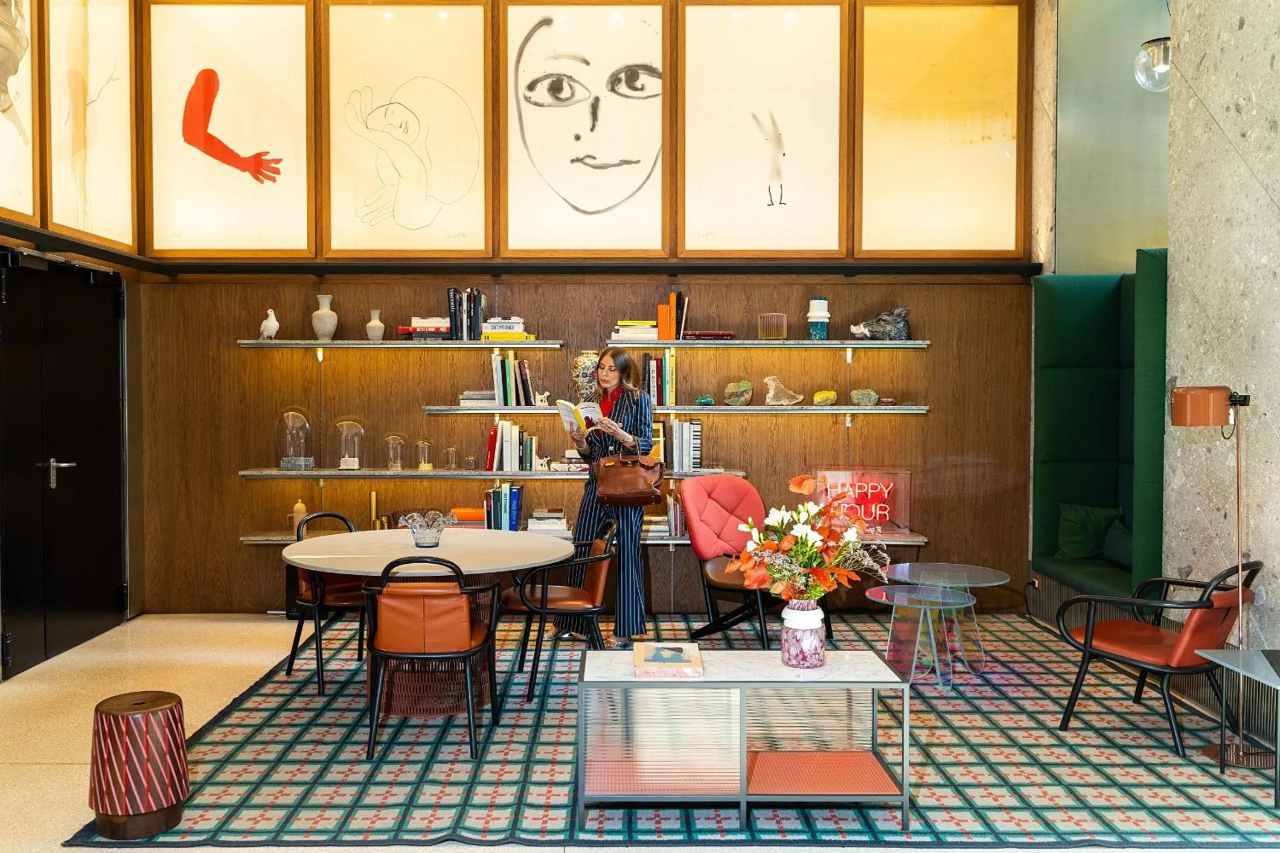 Lobby or reception in Room Mate Collection Giulia, Milan