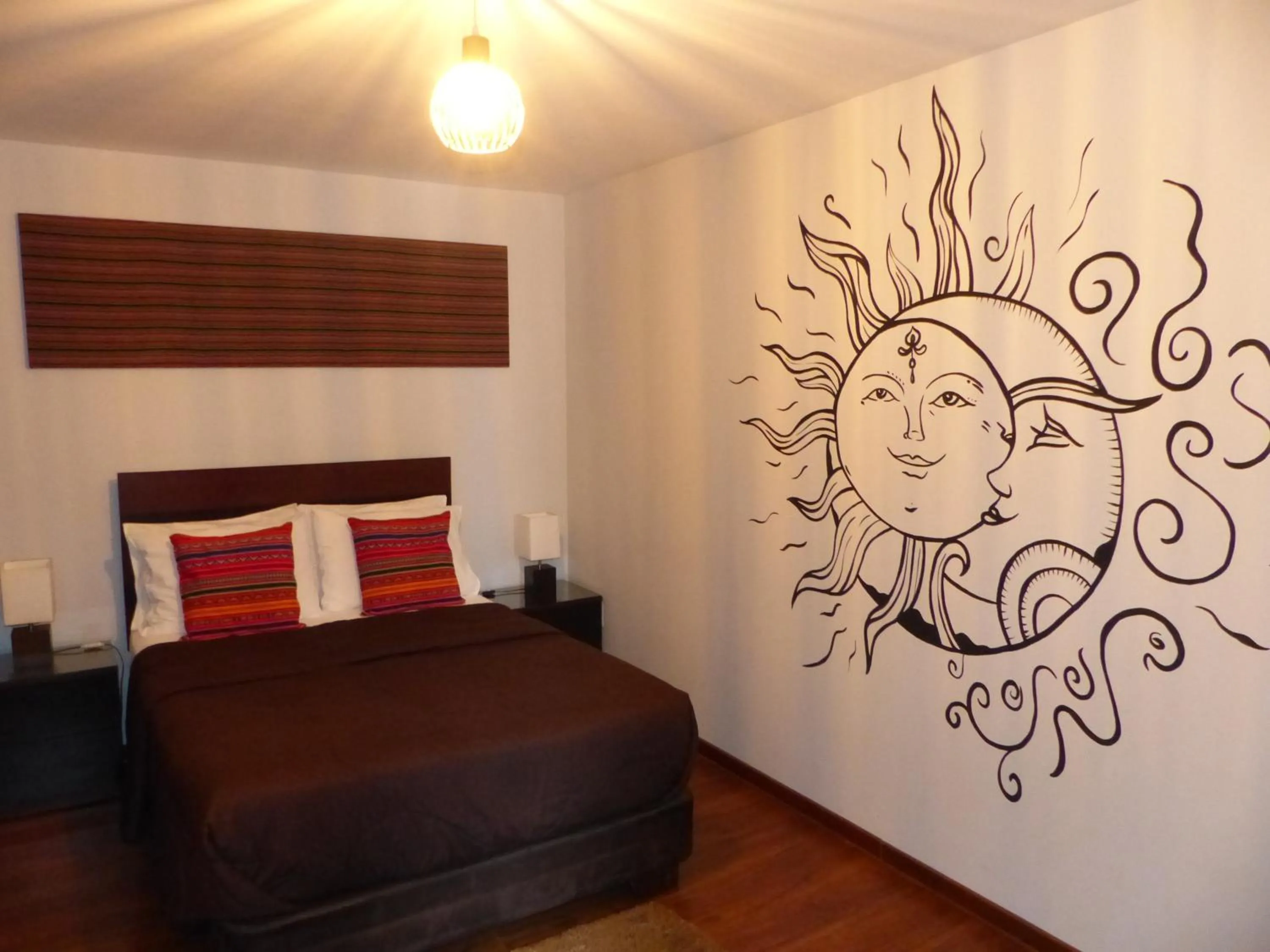 Bed in The Lighthouse Bed and Breakfast