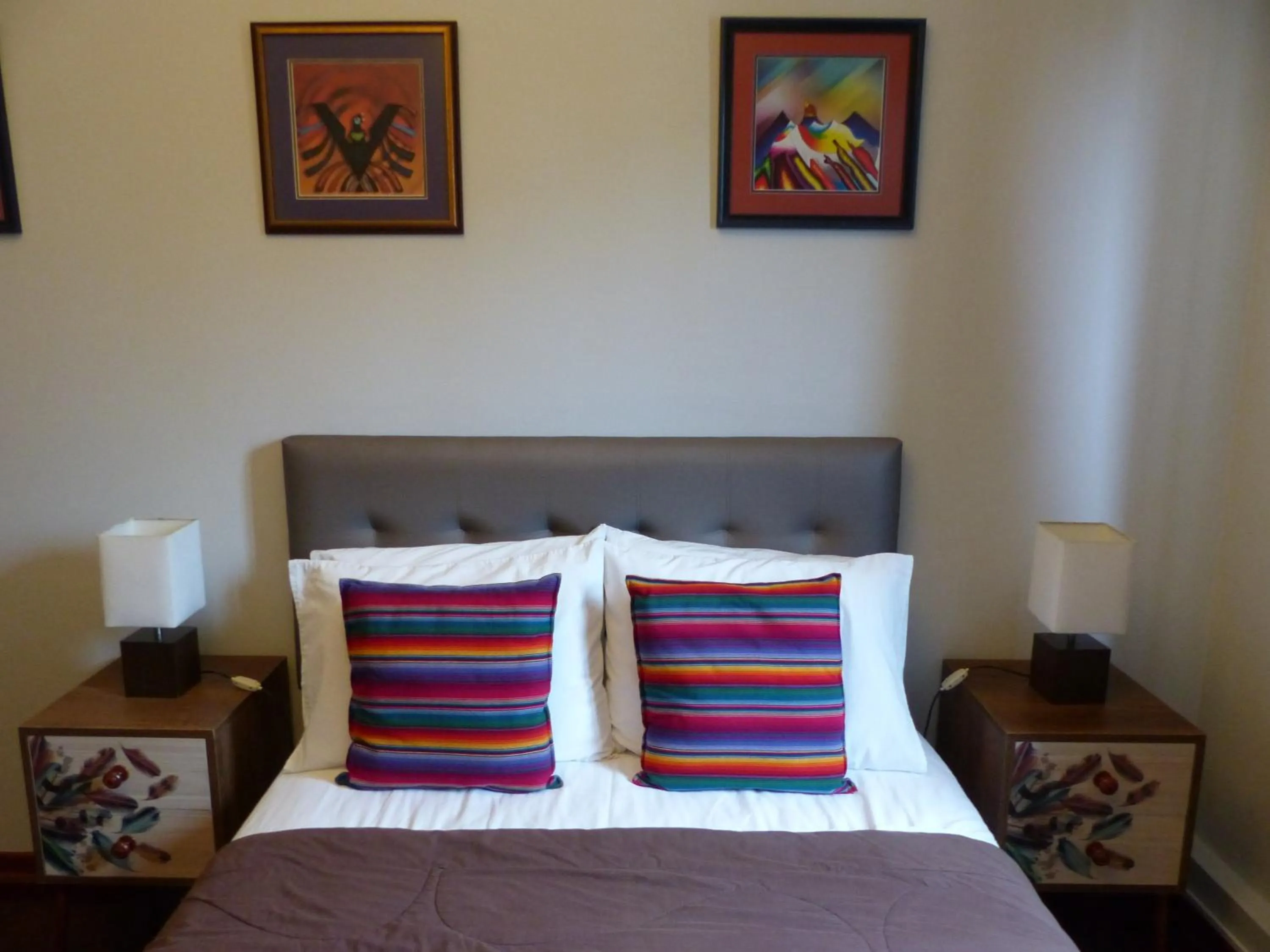 Bed in The Lighthouse Bed and Breakfast