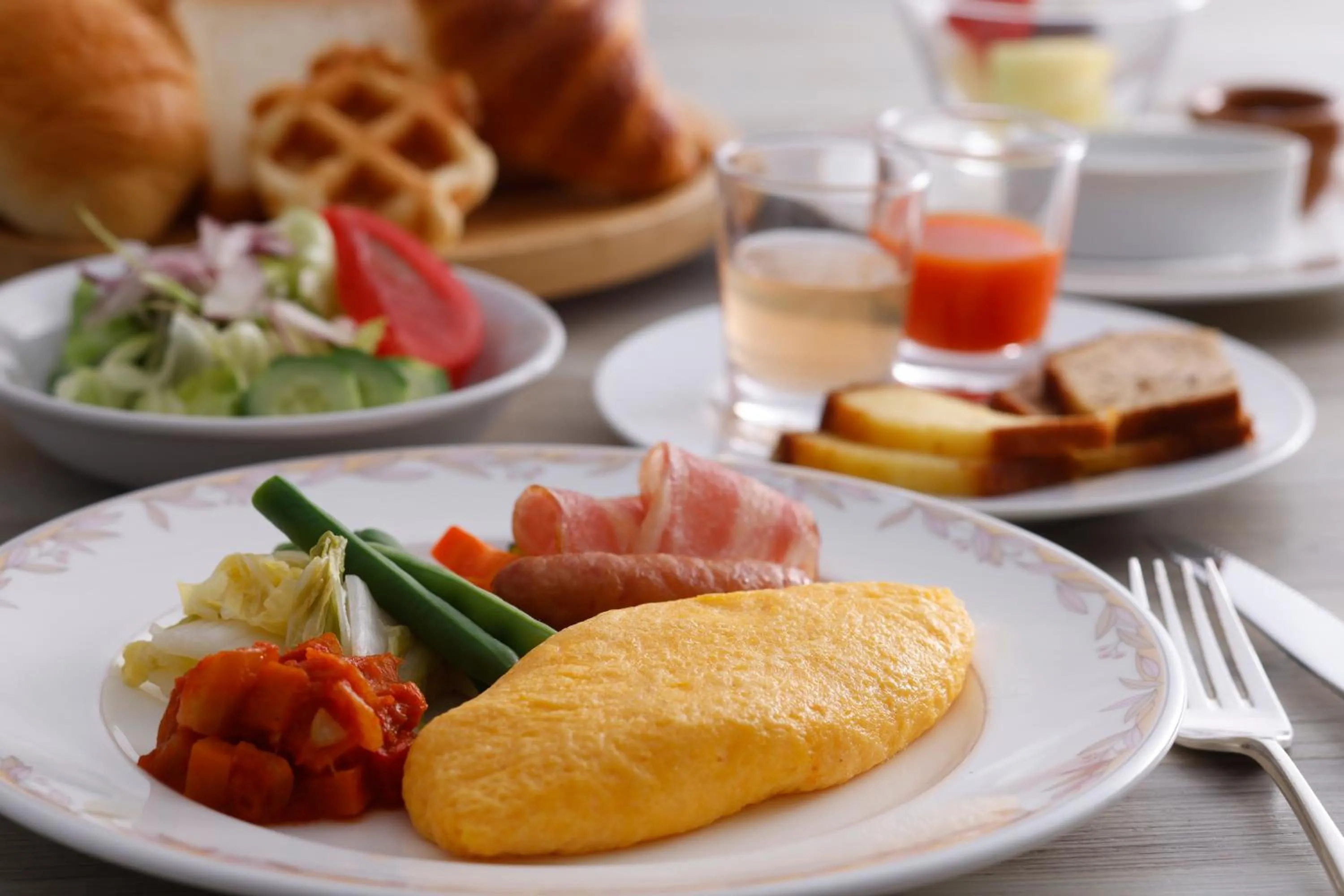 Breakfast in Yatsugatake Kogen Lodge