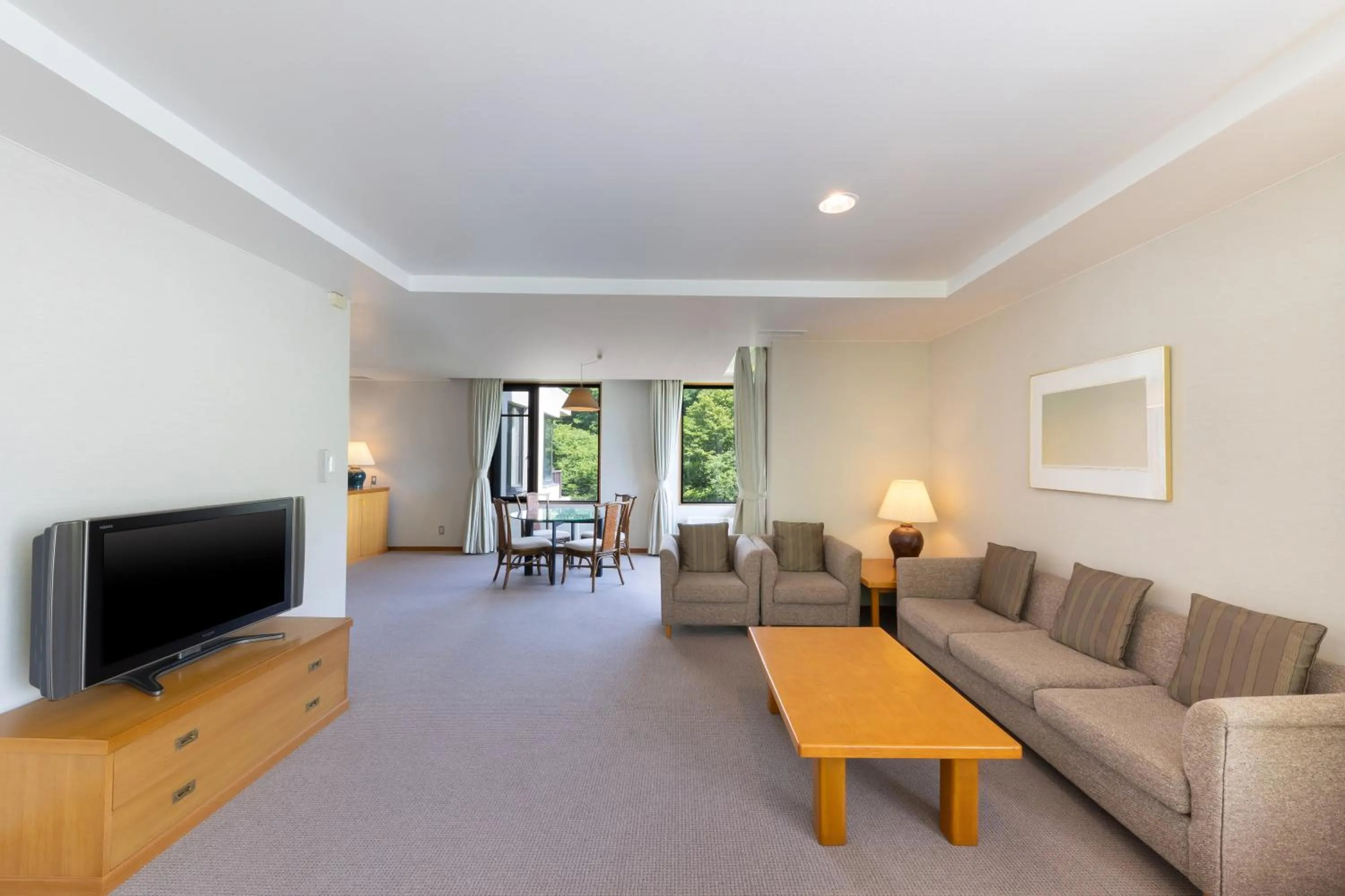 Living room in Yatsugatake Kogen Lodge