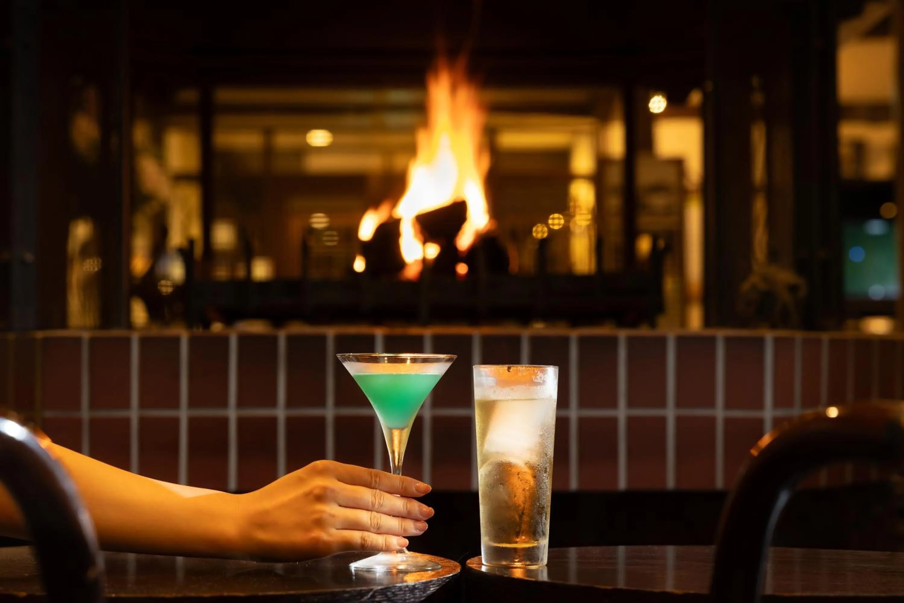 Lounge or bar in Yatsugatake Kogen Lodge