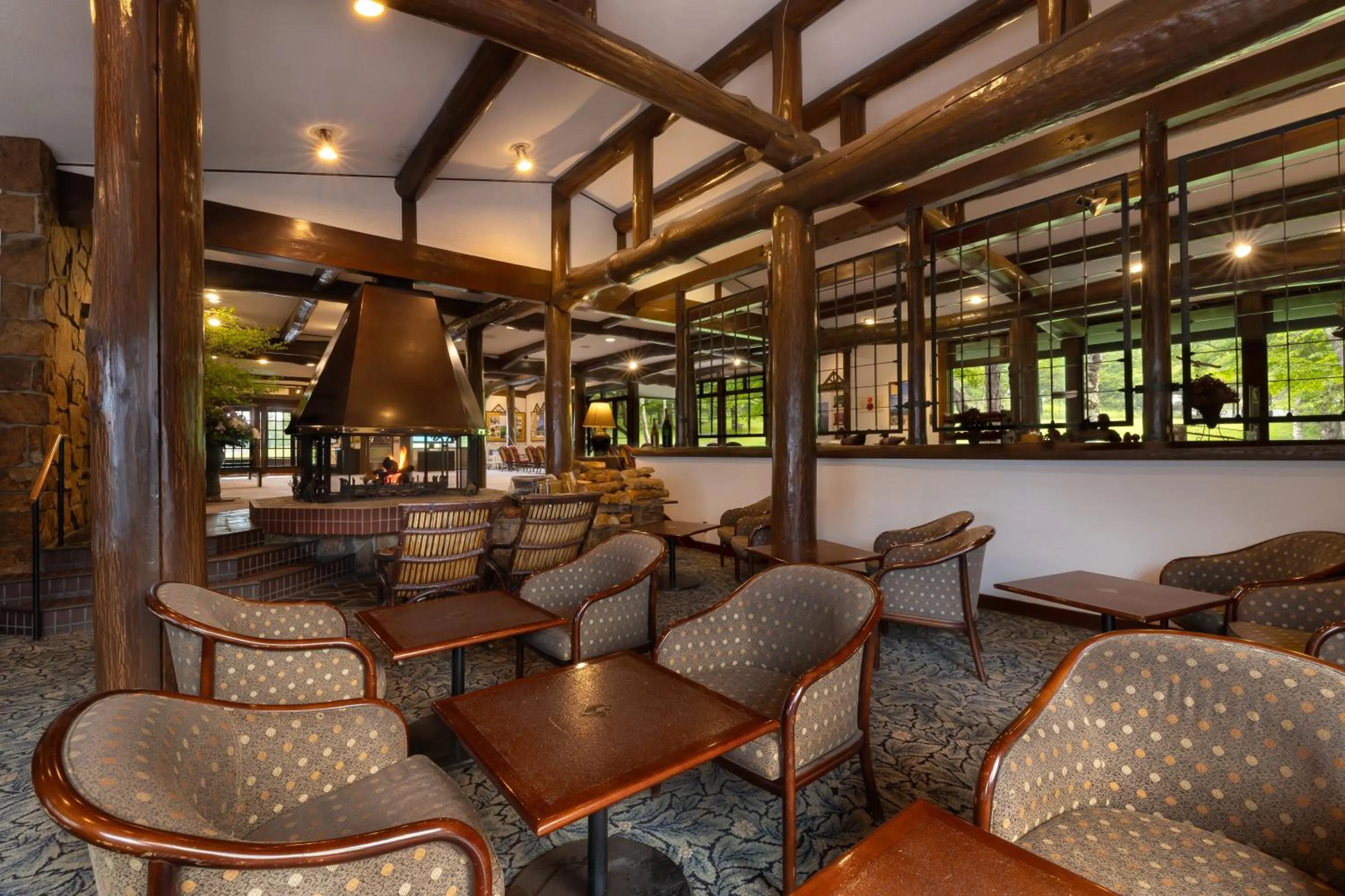 Lobby or reception in Yatsugatake Kogen Lodge