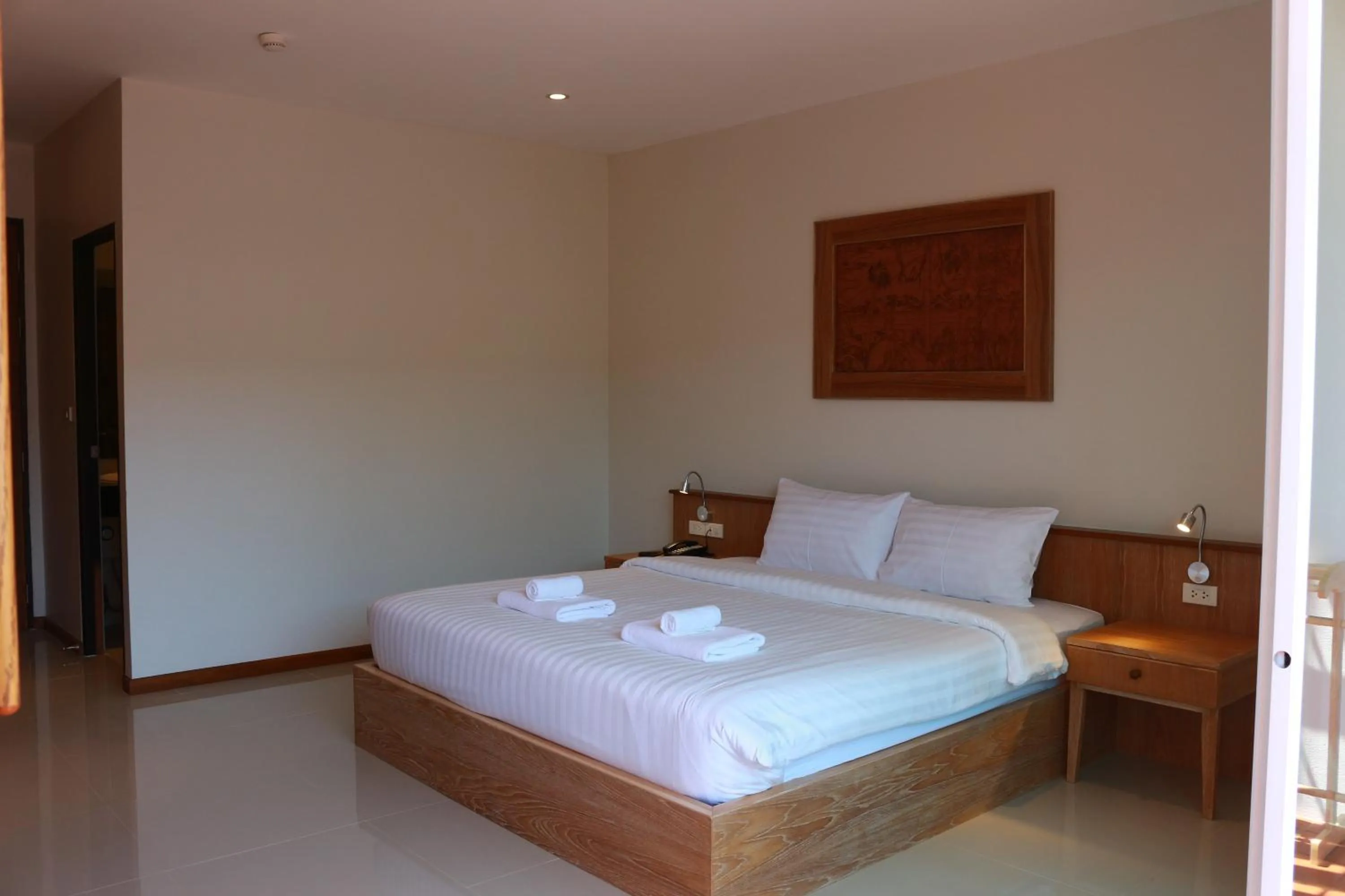 Decorative detail, Bed in Crystal Lamai Hotel