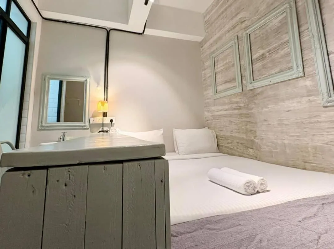 Bed in Kim Haus Loft