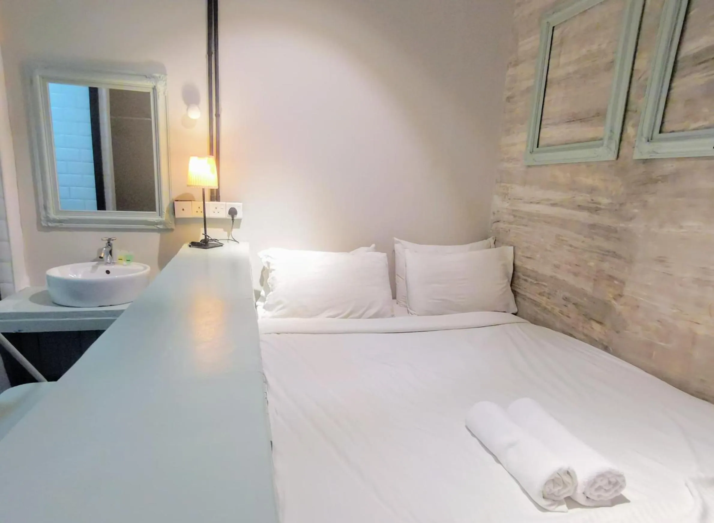 Bed in Kim Haus Loft