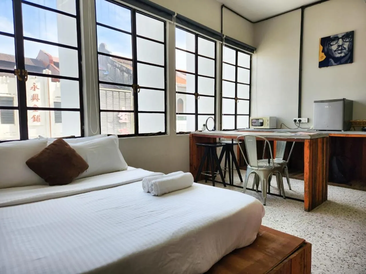 Bedroom, Bed in Kim Haus Loft