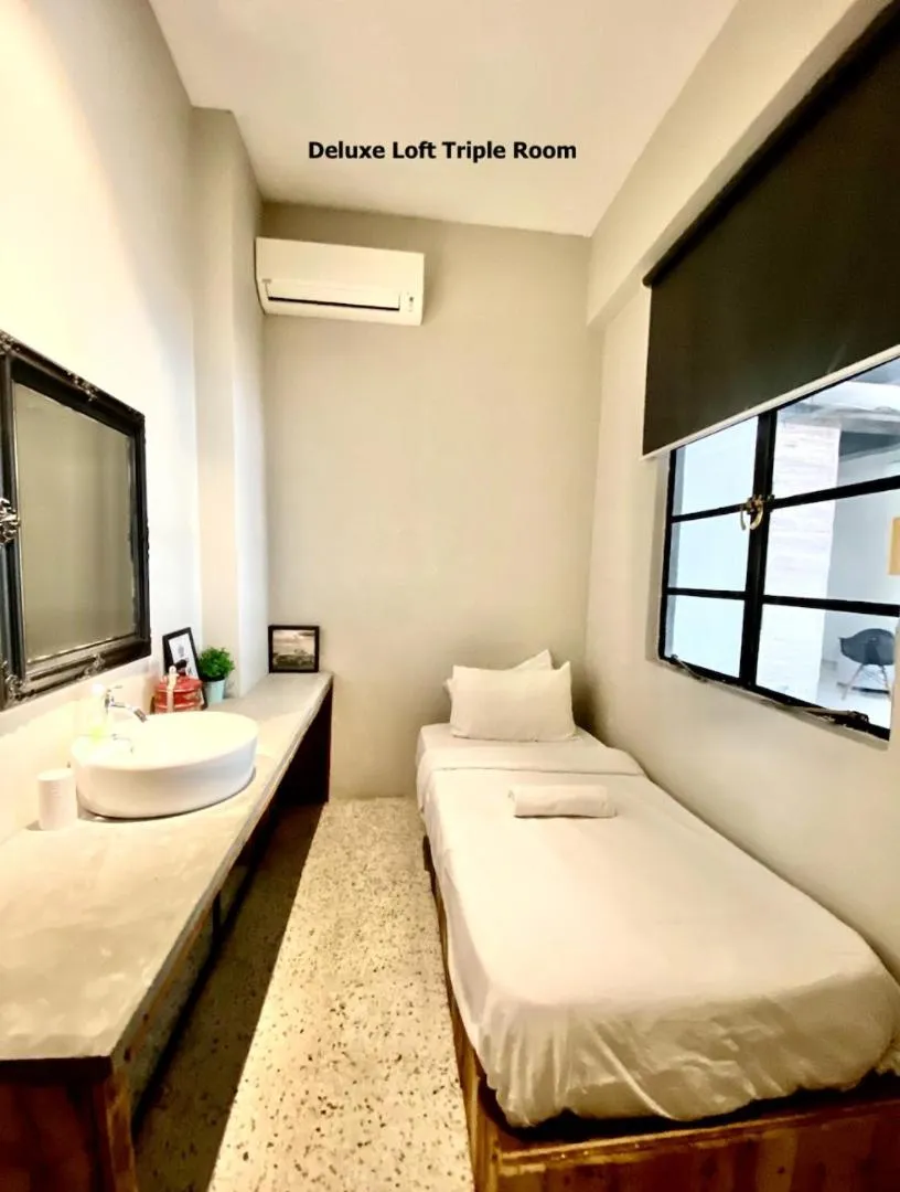 Bed in Kim Haus Loft