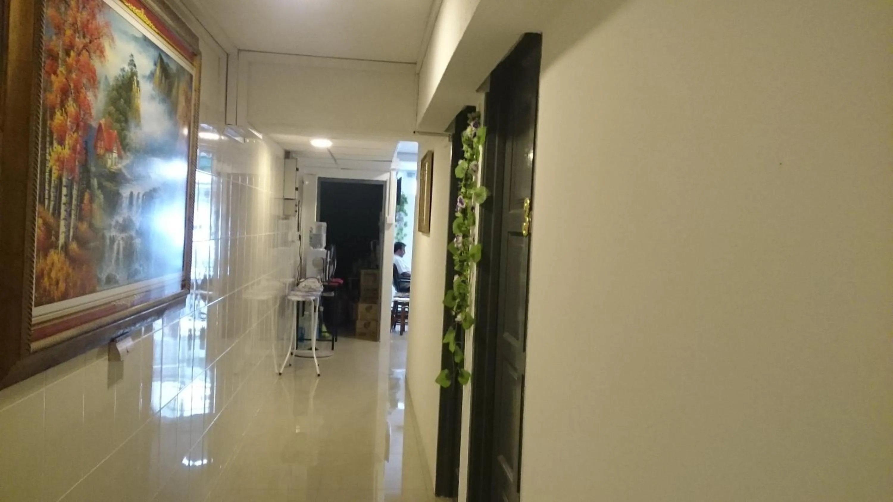 Communal lounge/ TV room in Axis Hotel