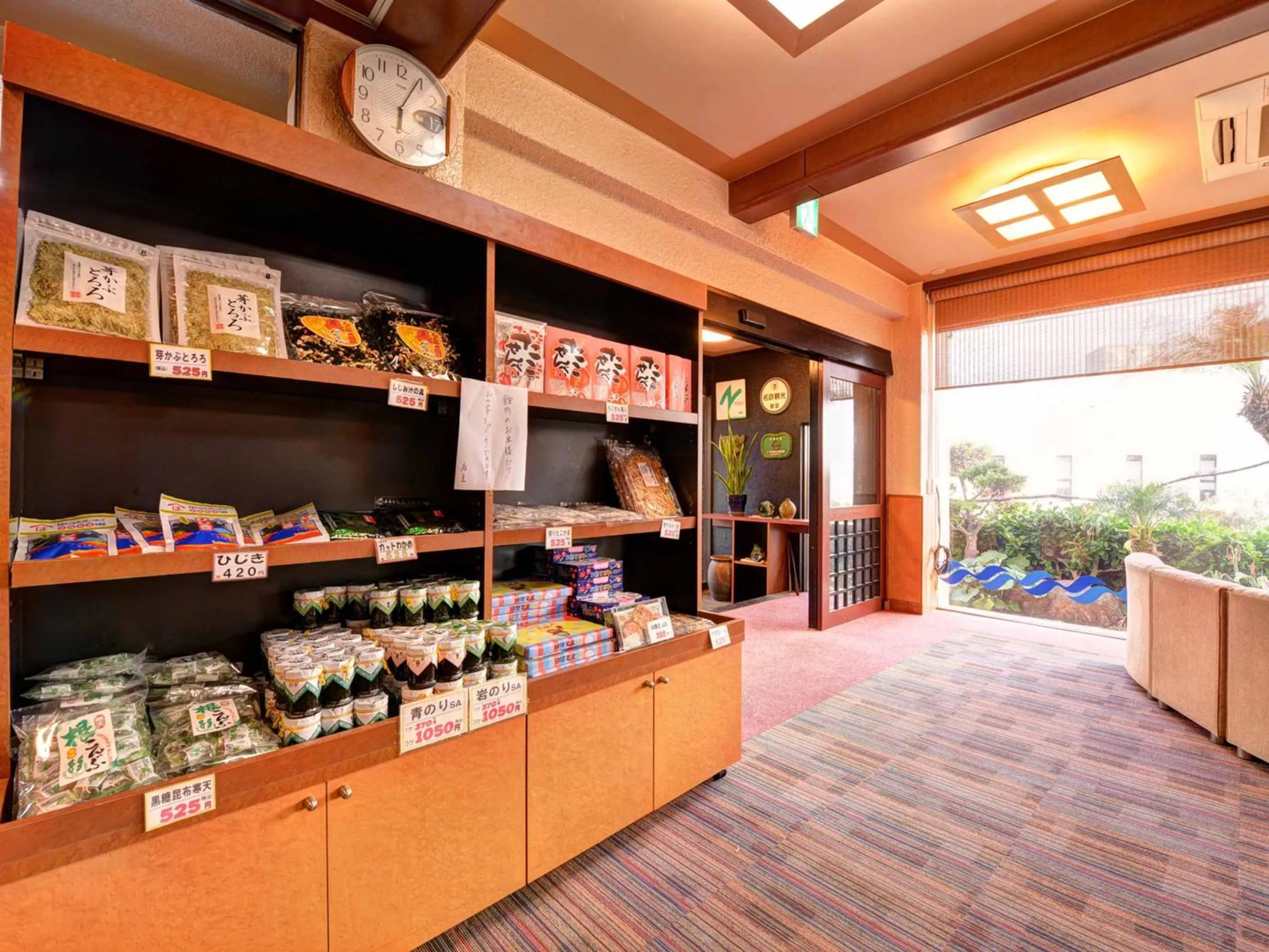 On-site shops in Takumi Kanko Hotel