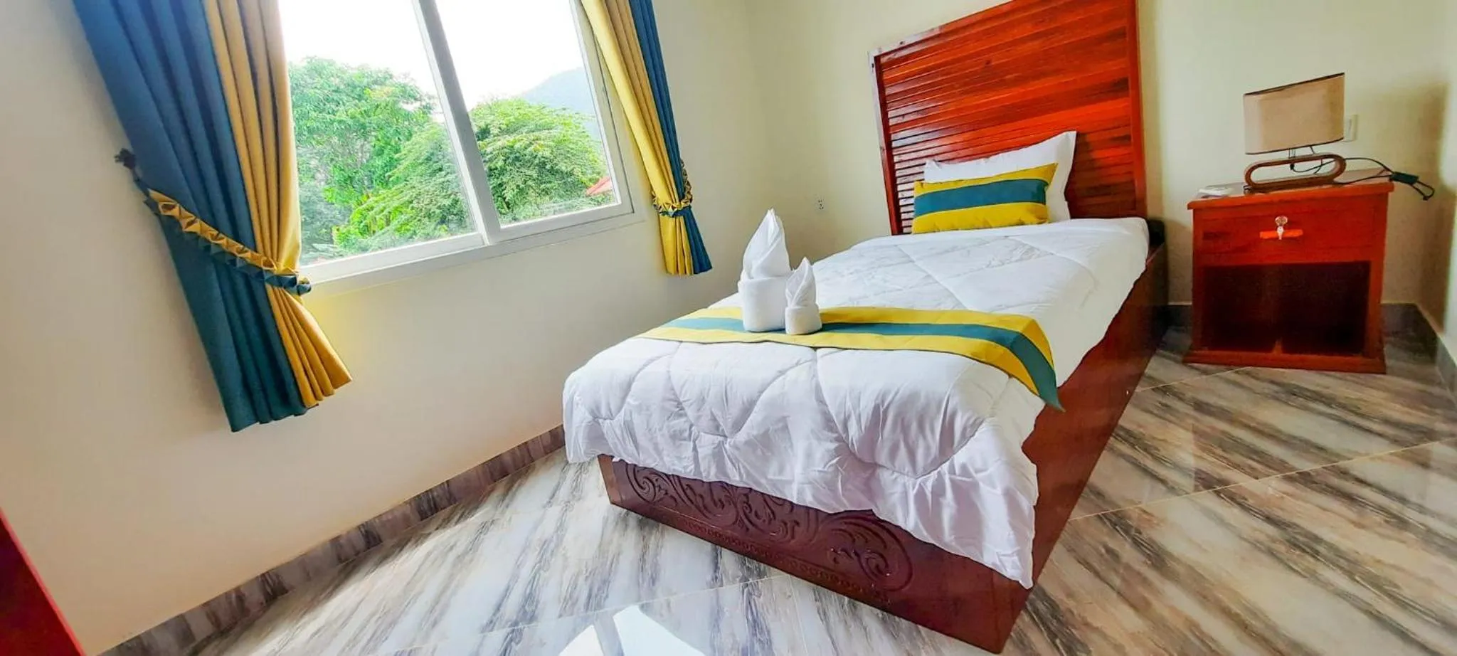 Bed in Summer Resort