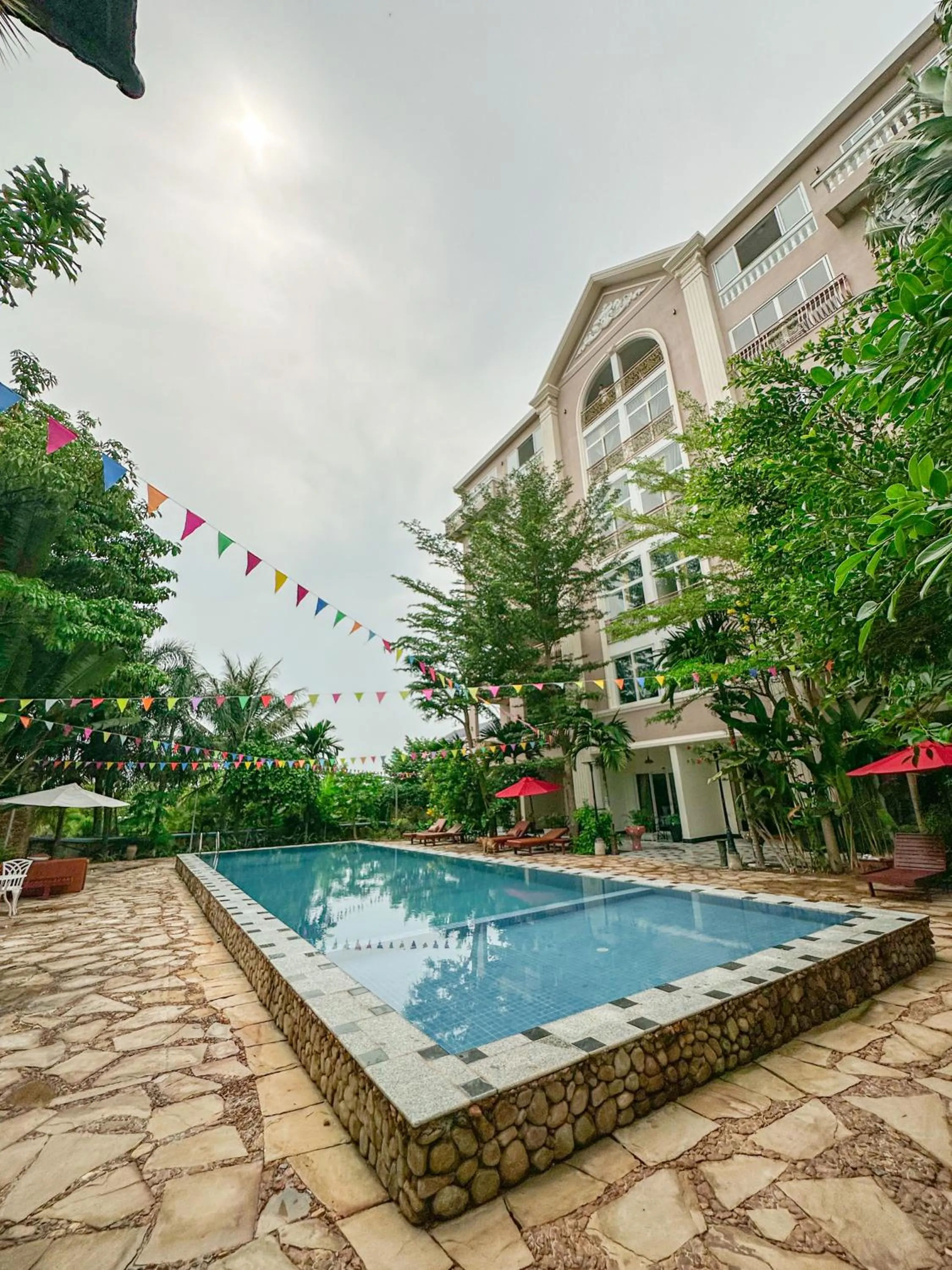 Swimming pool in Summer Resort