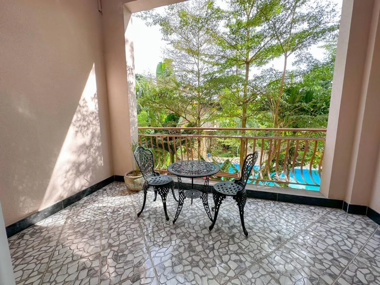 Pool view in Summer Resort