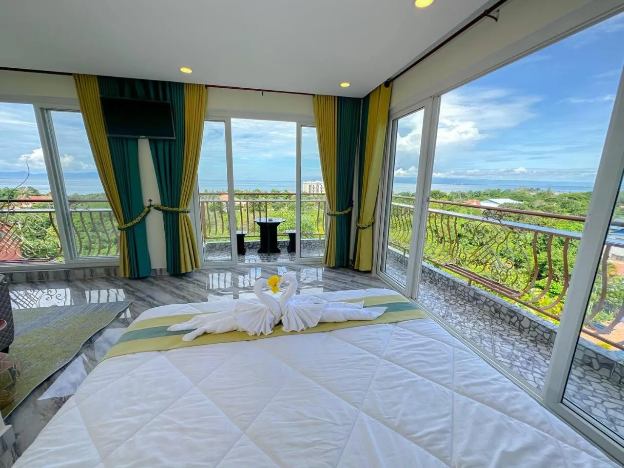 Bed in Summer Resort