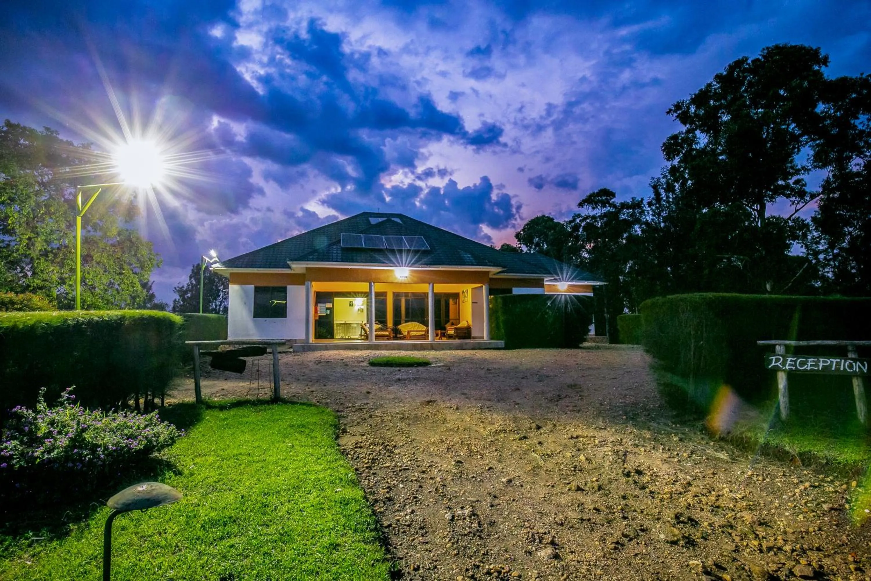 Facade/entrance in The Crested Crane Bwindi Hotel