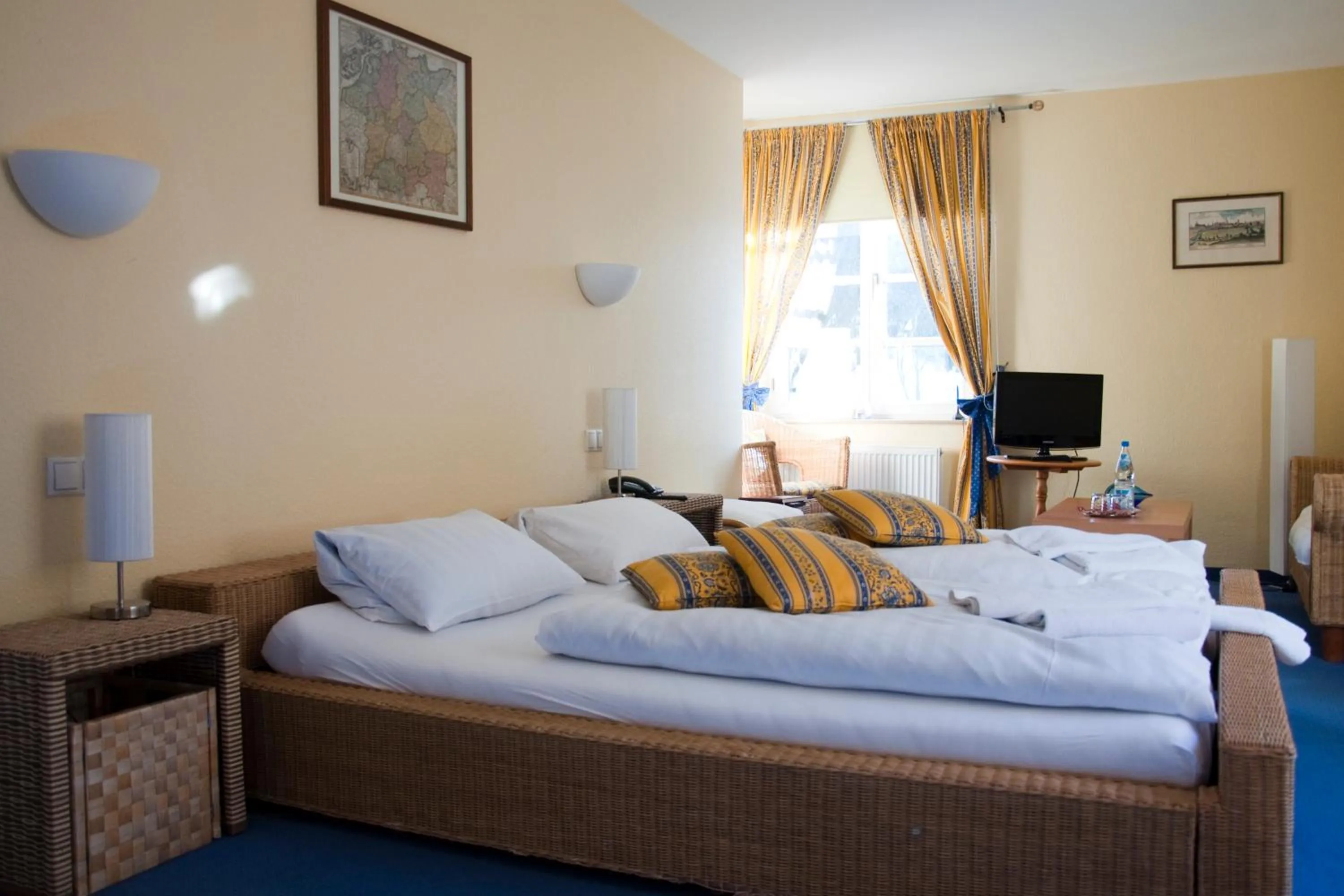 Decorative detail, Bed in Haus Schlesien