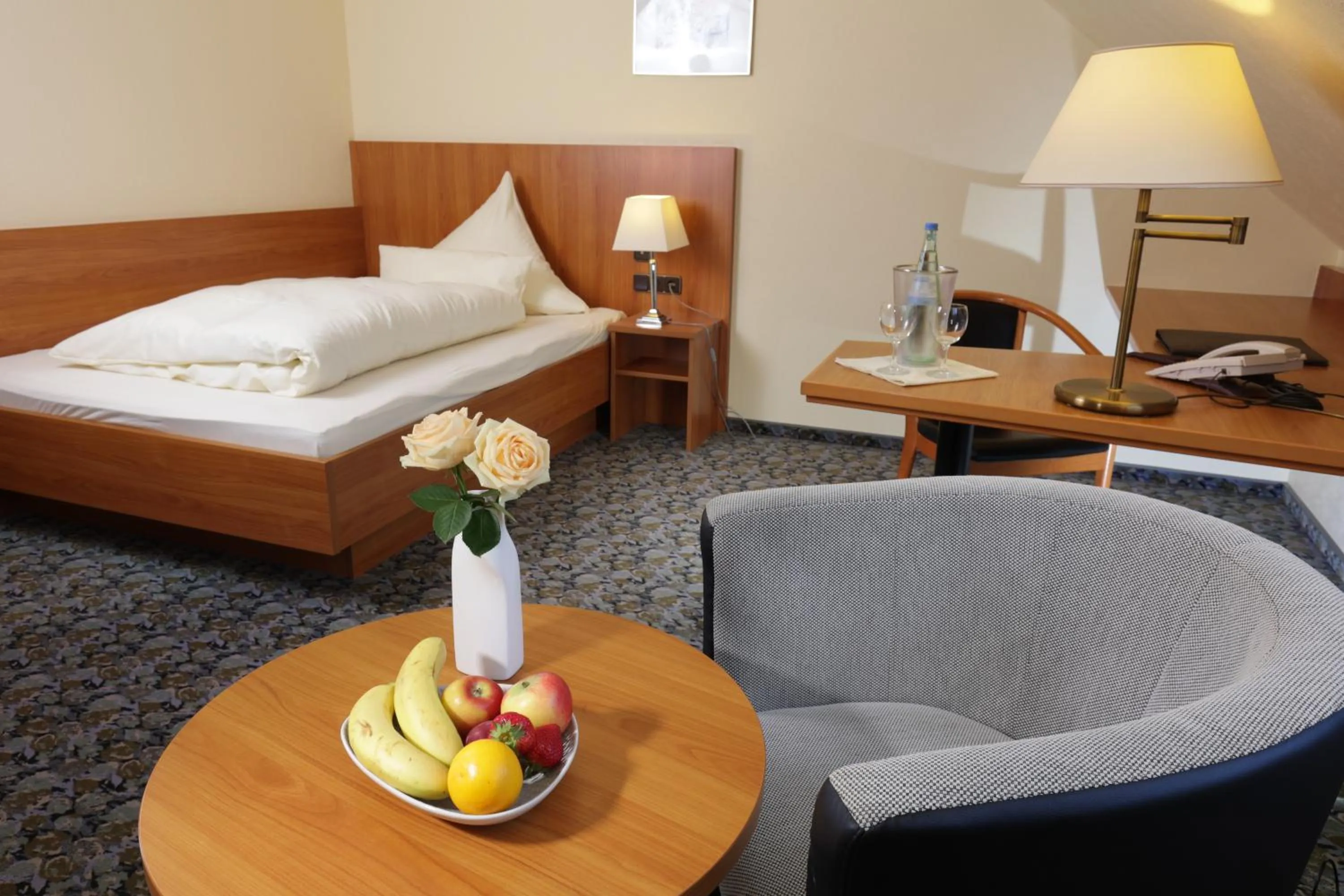 Photo of the whole room, Bed in Hotel Restaurant Fischer