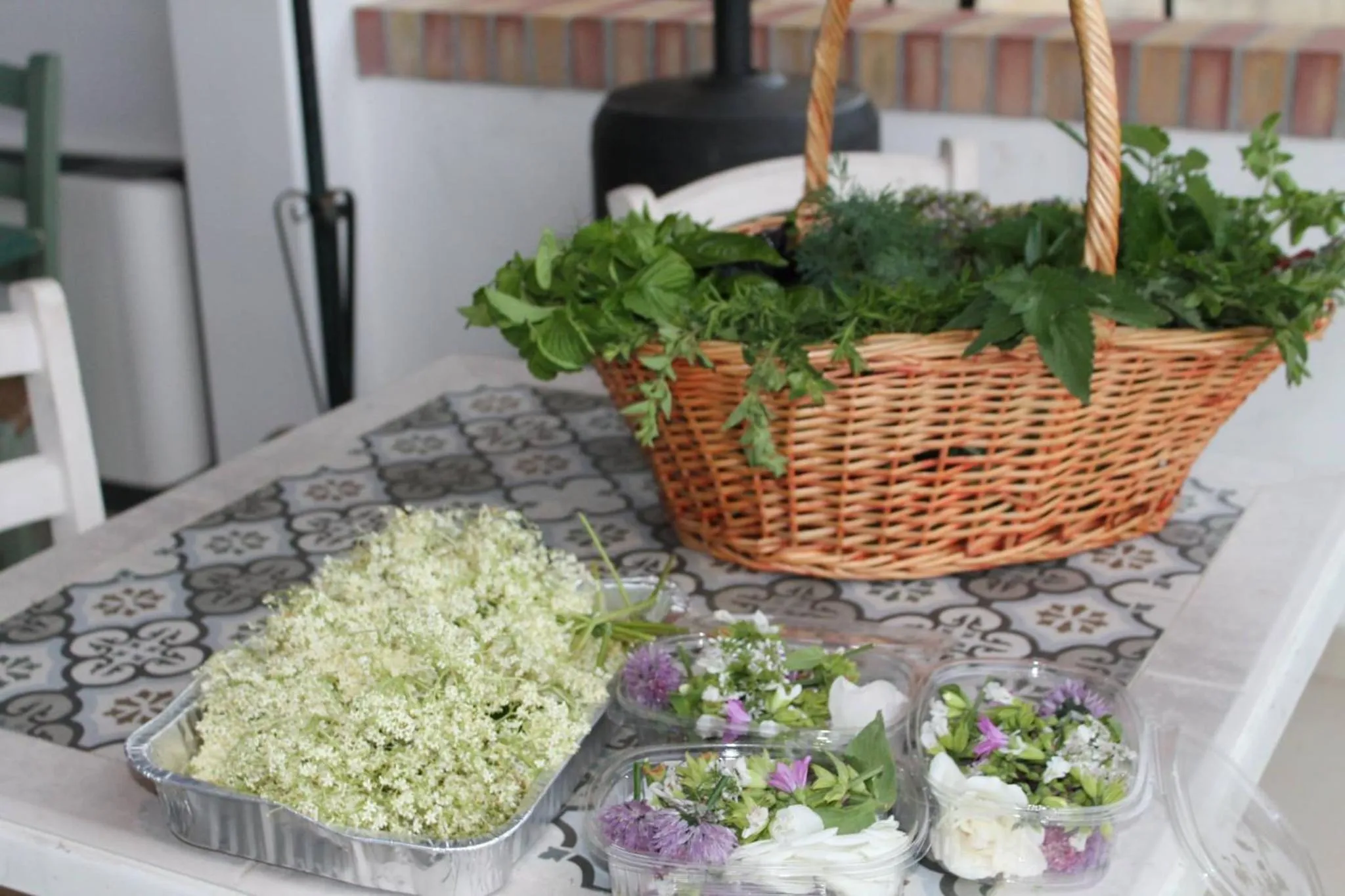 Food and drinks in Country House Erba Regina