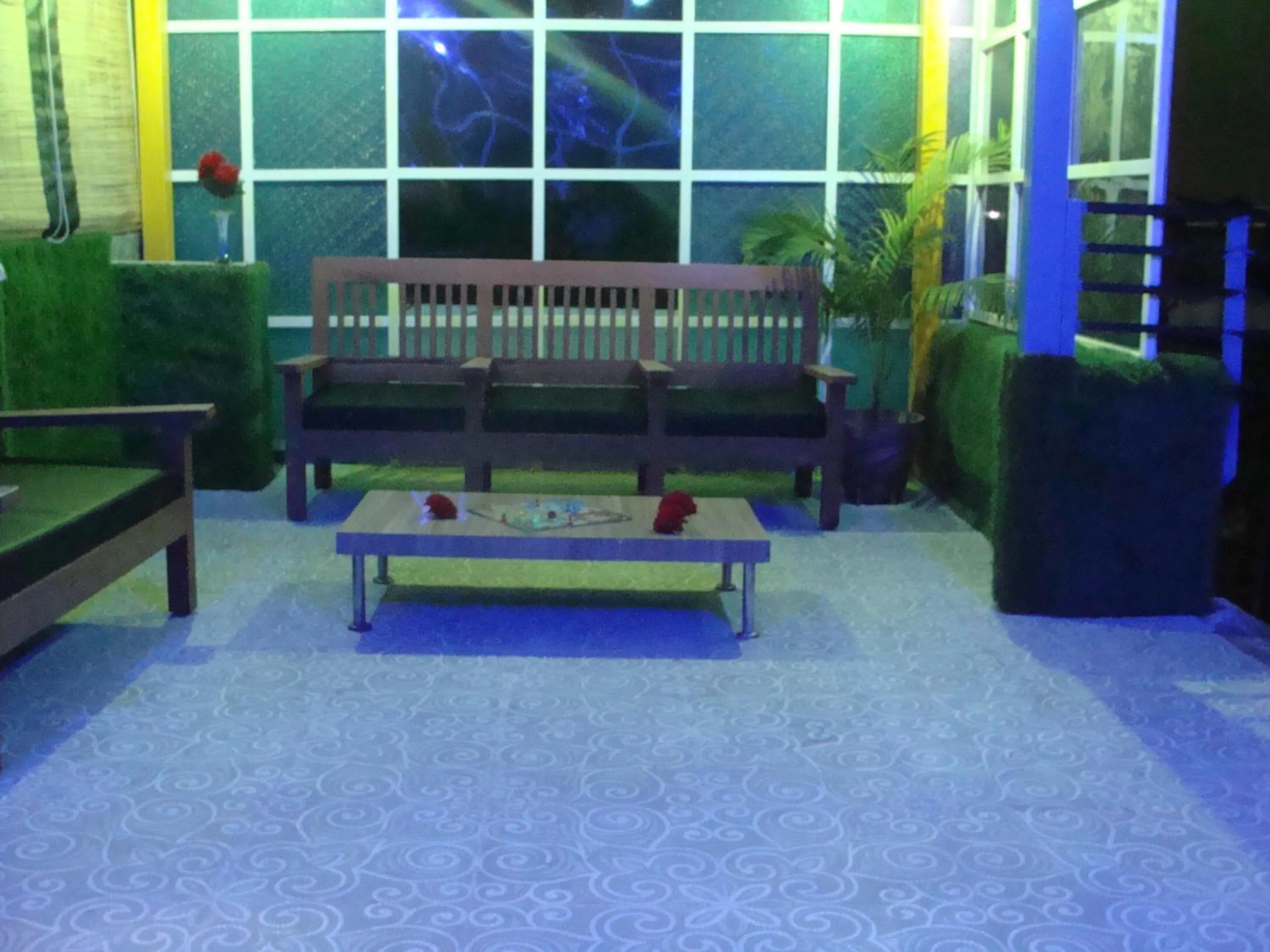 Seating area in Hotel Abhinandan Grand