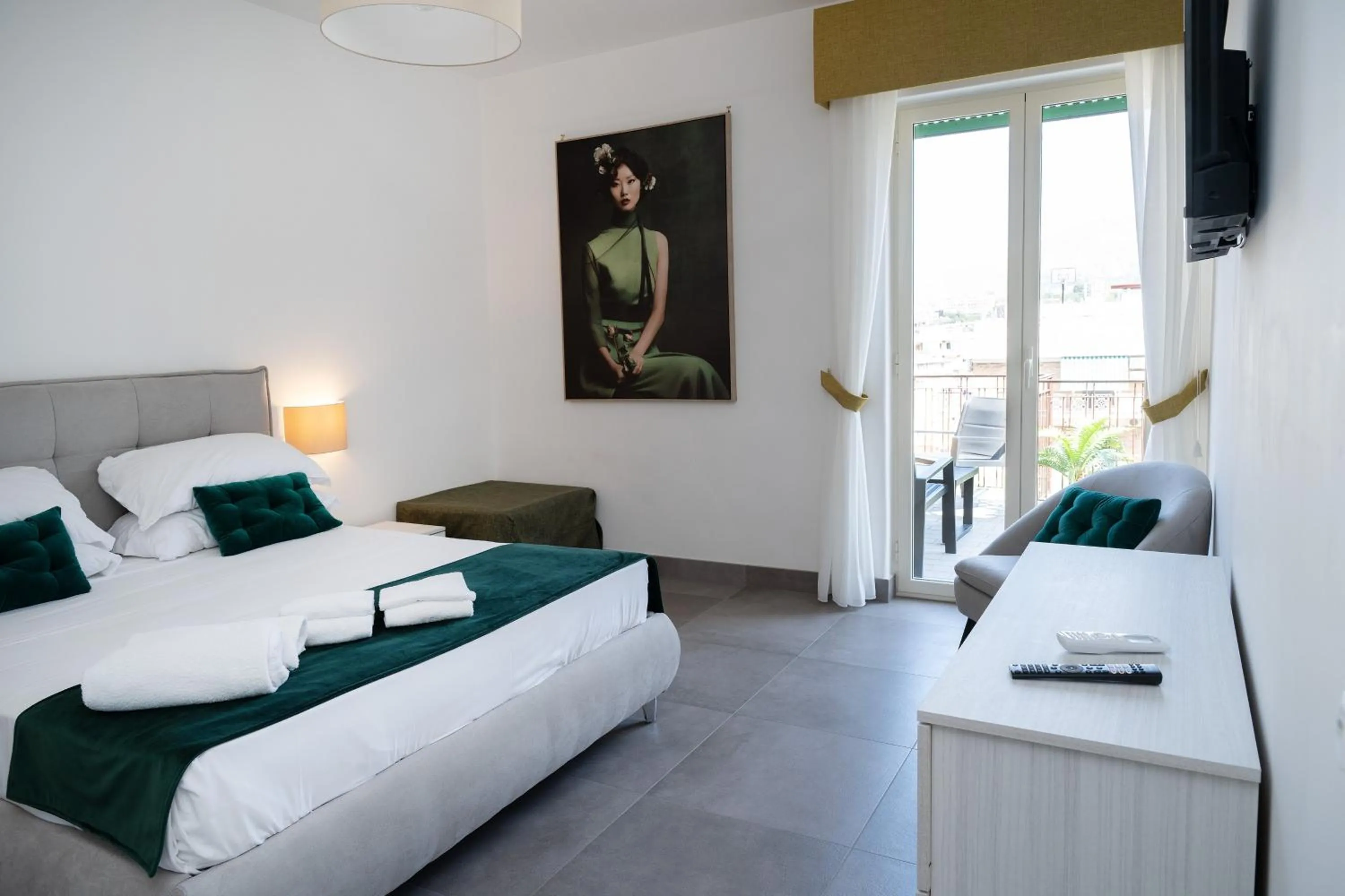 Bedroom, Bed in Residenza Flegrea