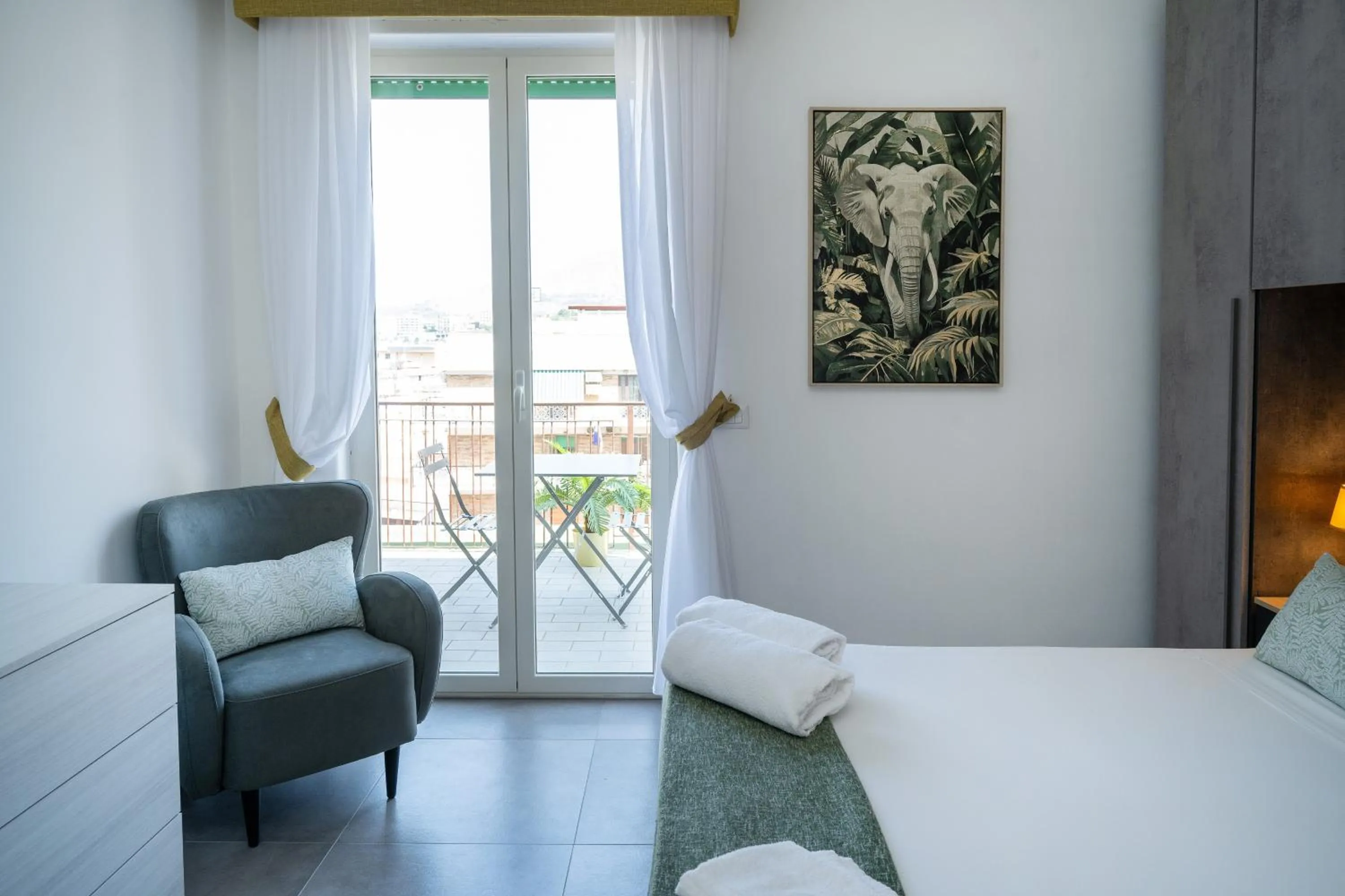 Bedroom, Bed in Residenza Flegrea