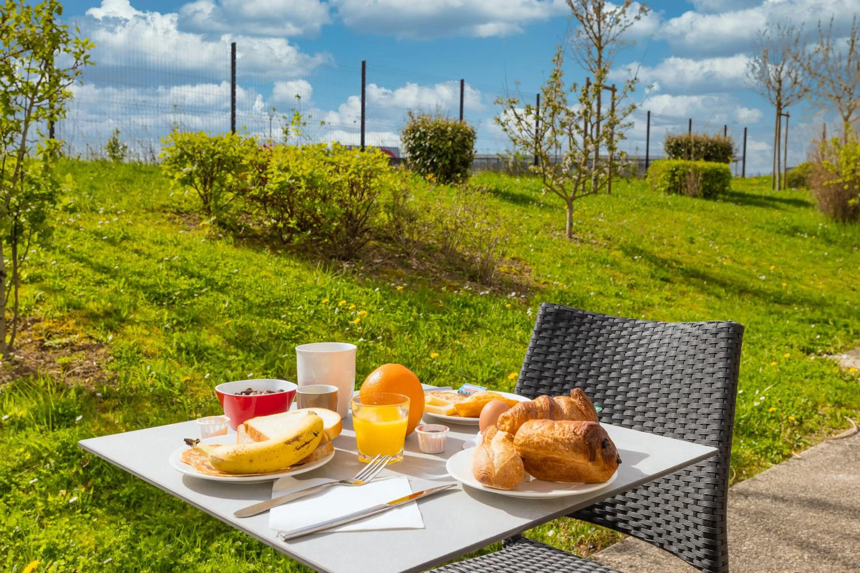 Patio in Ace Hotel Troyes
