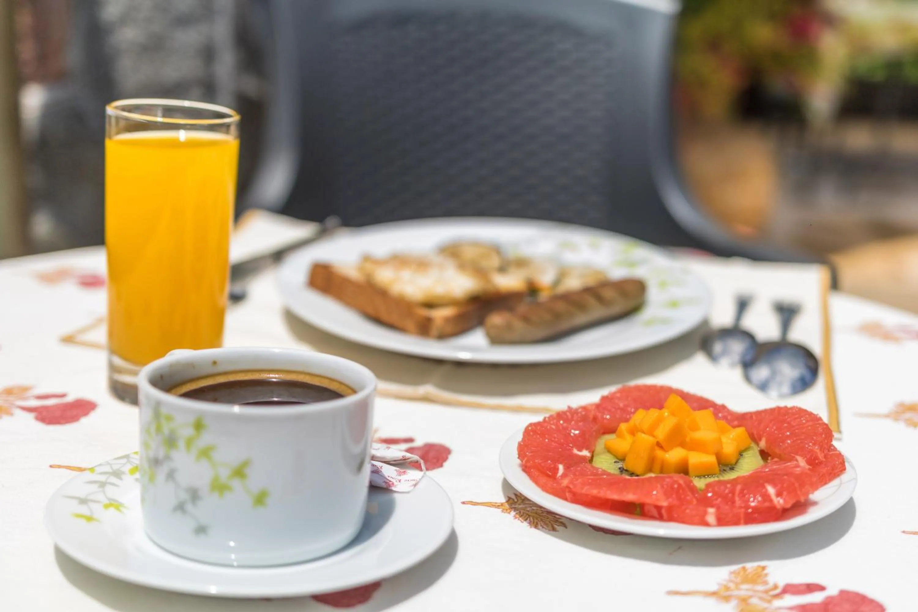 American breakfast in Blue Lagoon Villa