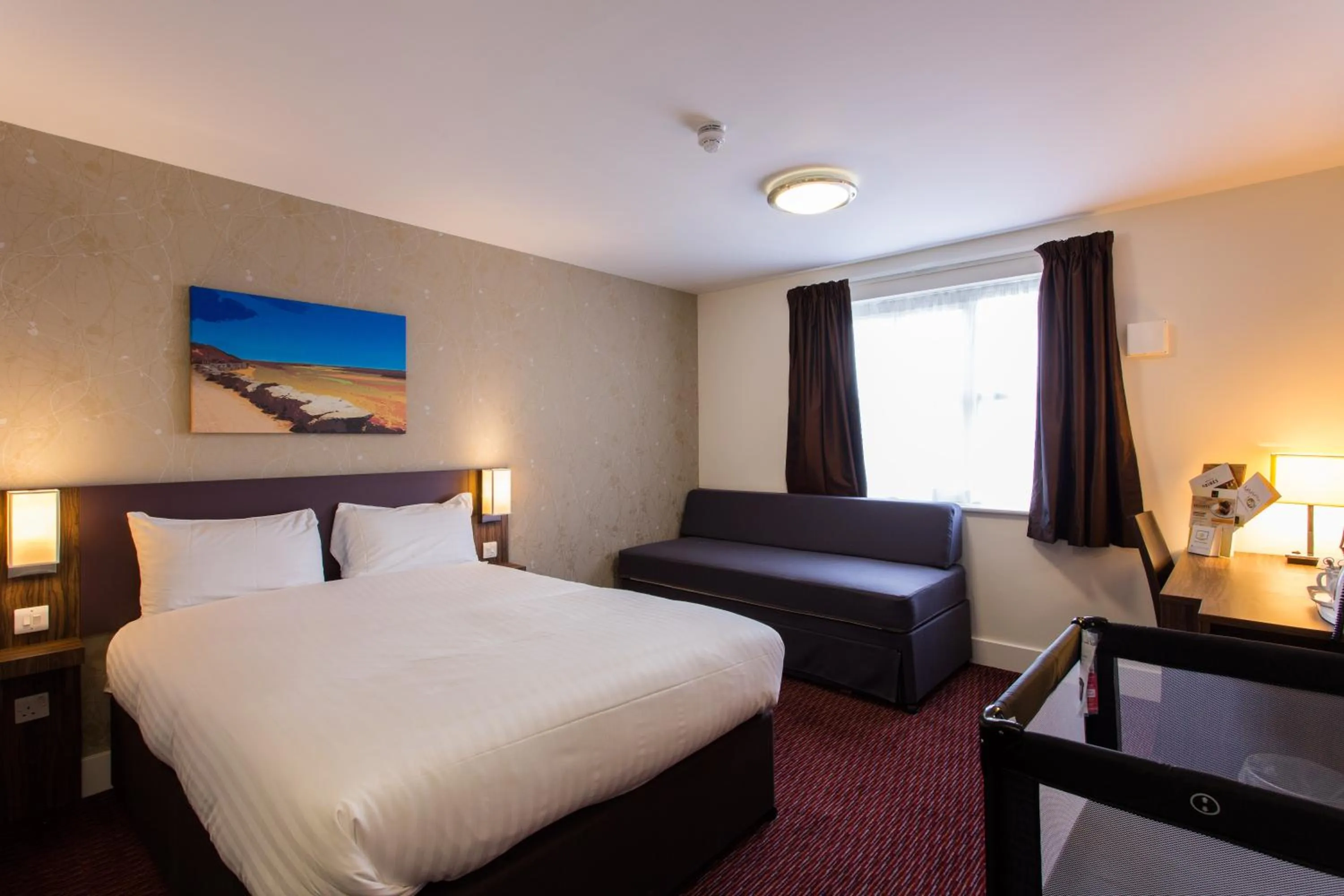 Bedroom, Bed in Sessile Oak, Llanelli by Marston's Inns