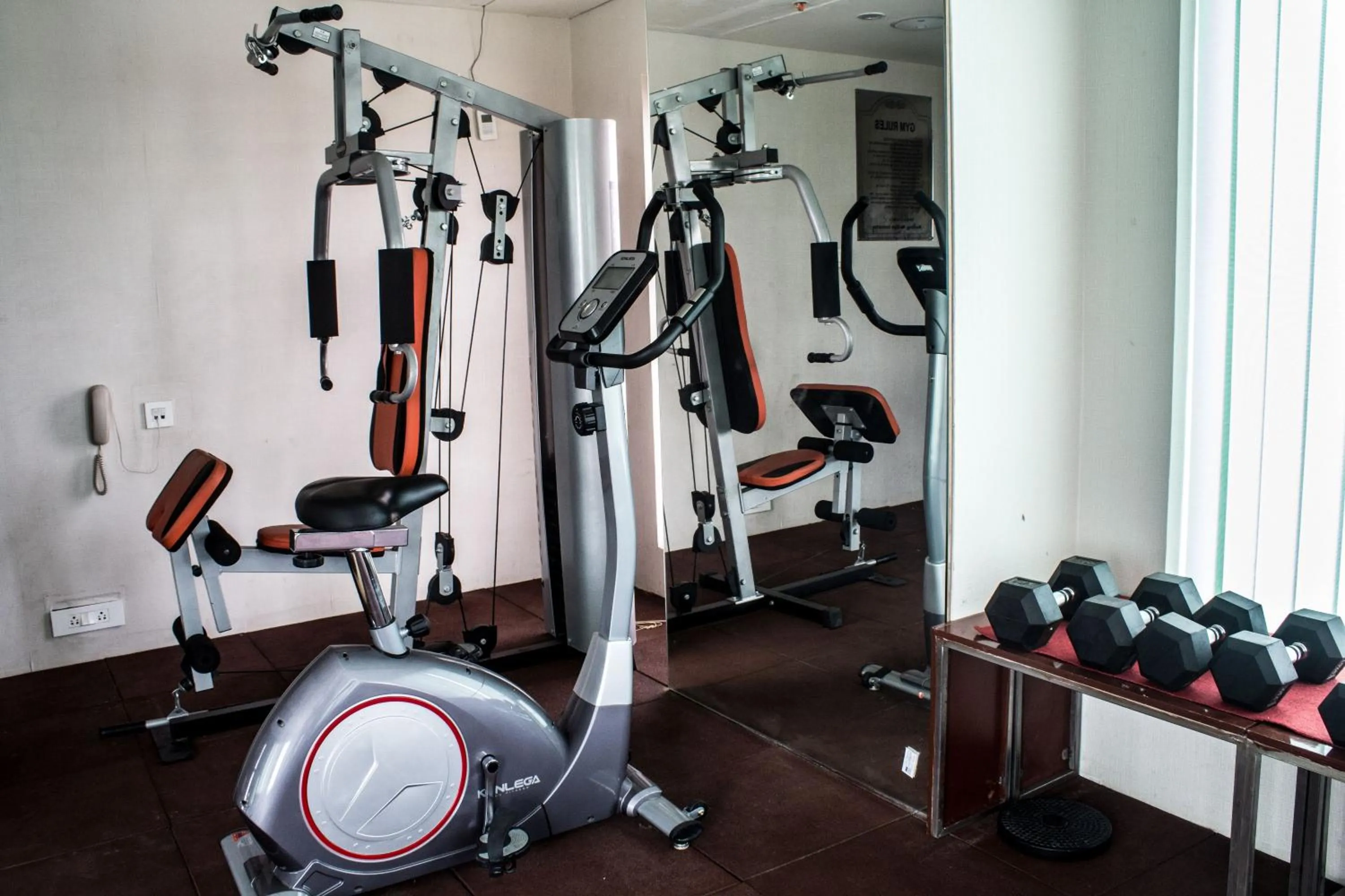 Fitness centre/facilities in Hotel Southern Comfort