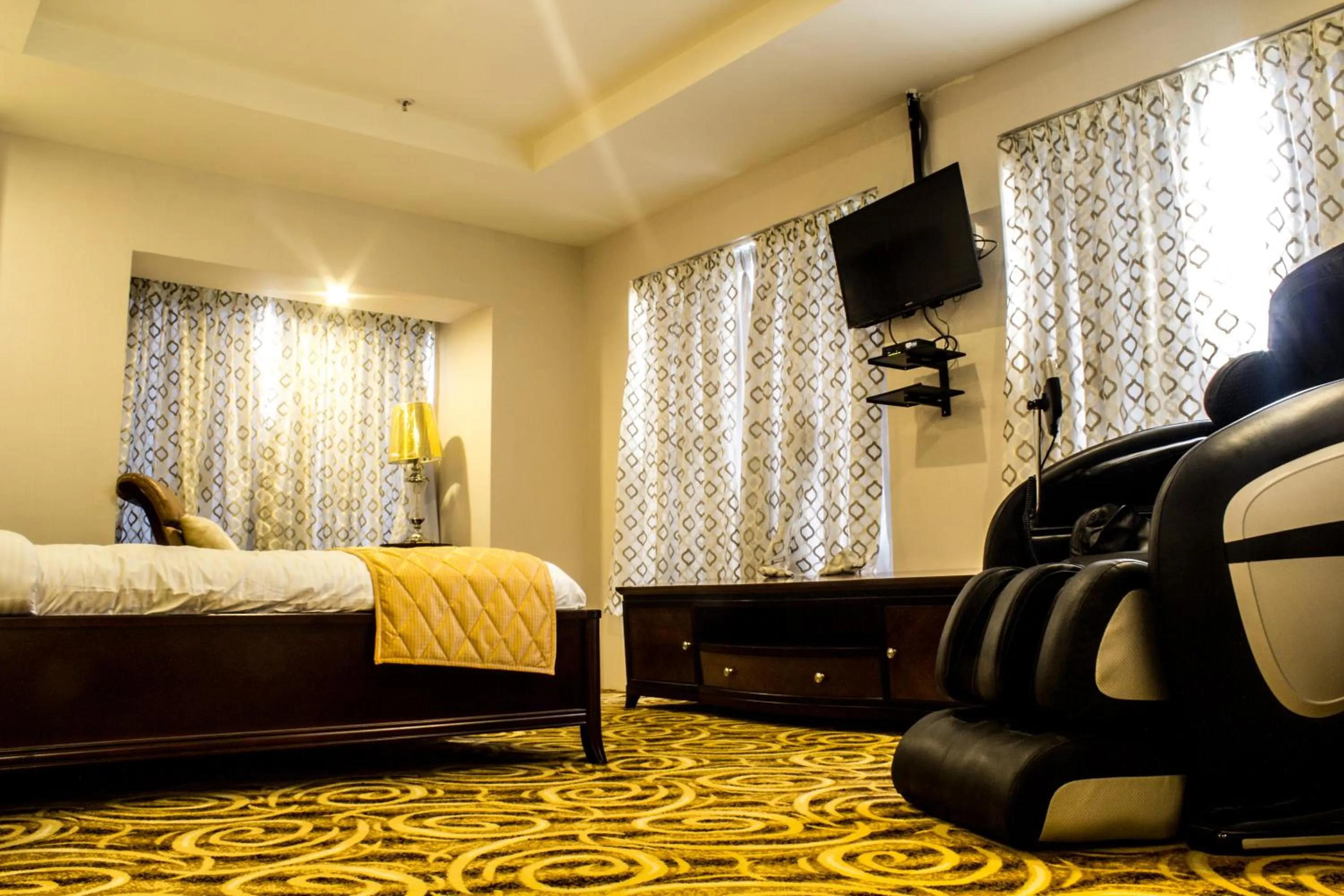 View (from property/room), Bed in Hotel Southern Comfort