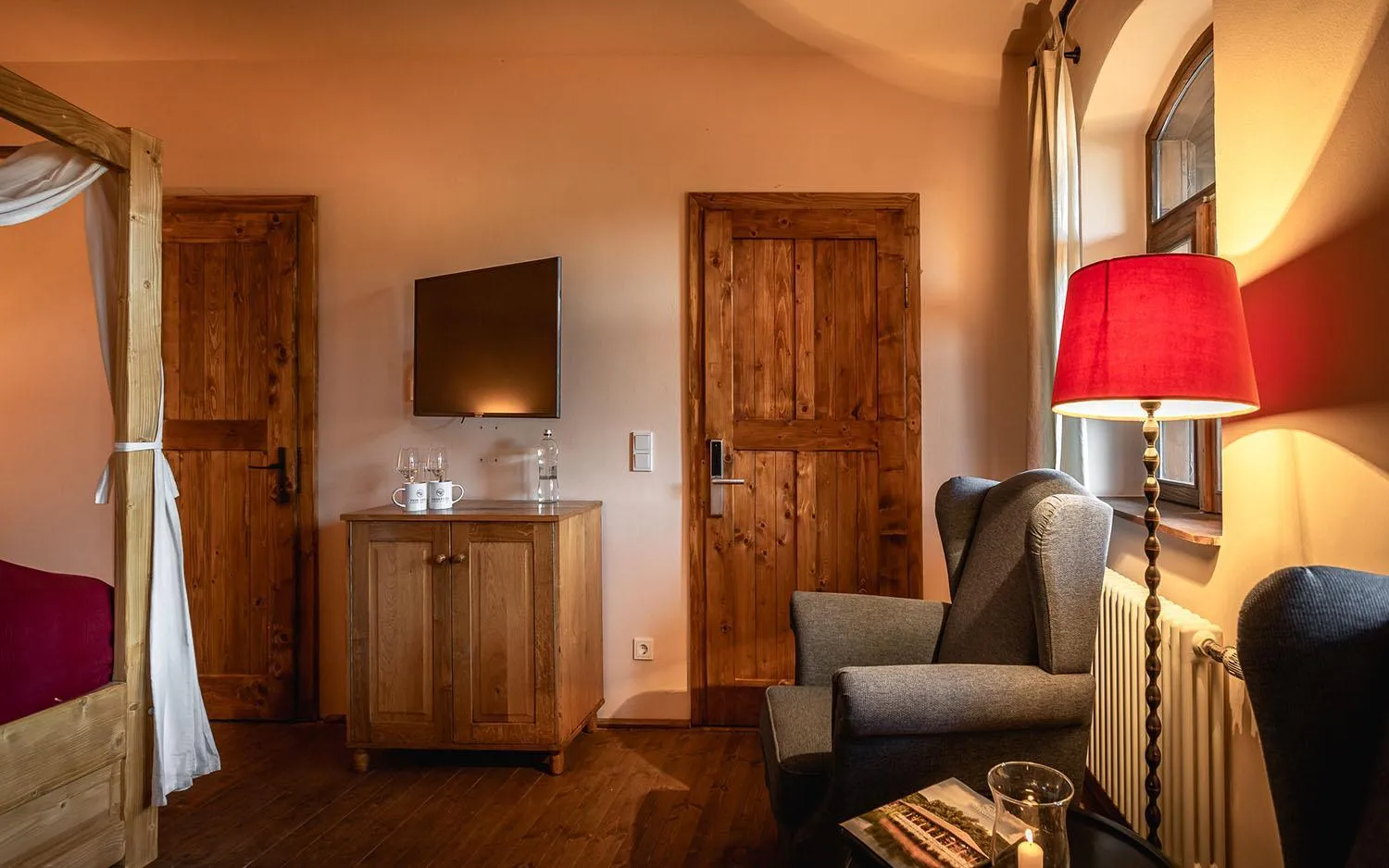 Seating area in Valea Verde Retreat Transilvania