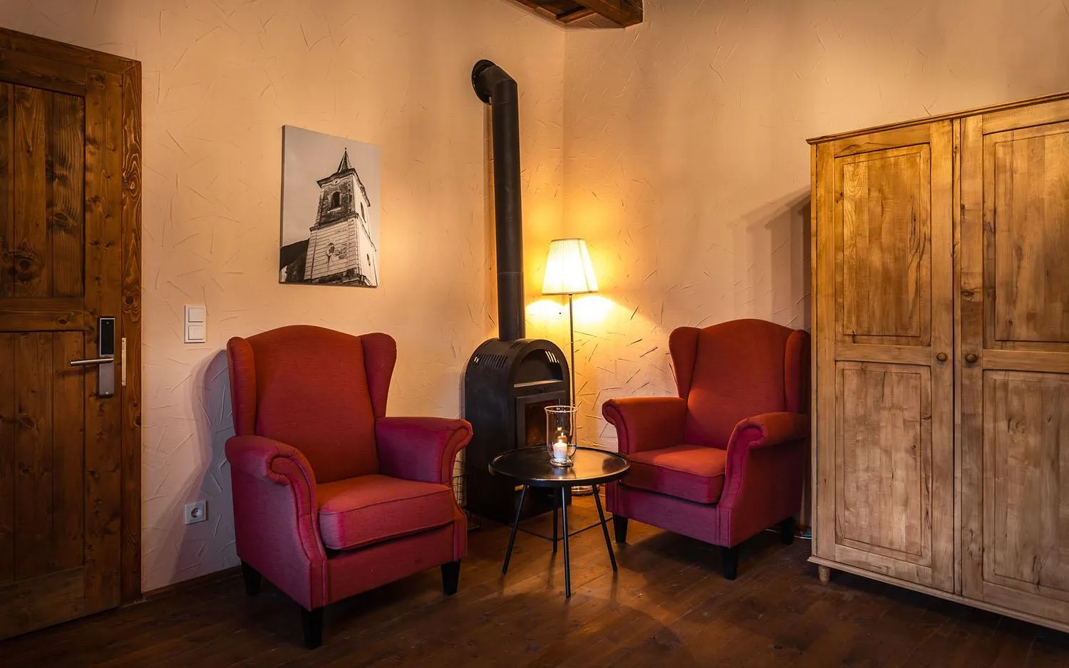 Seating area in Valea Verde Retreat Transilvania