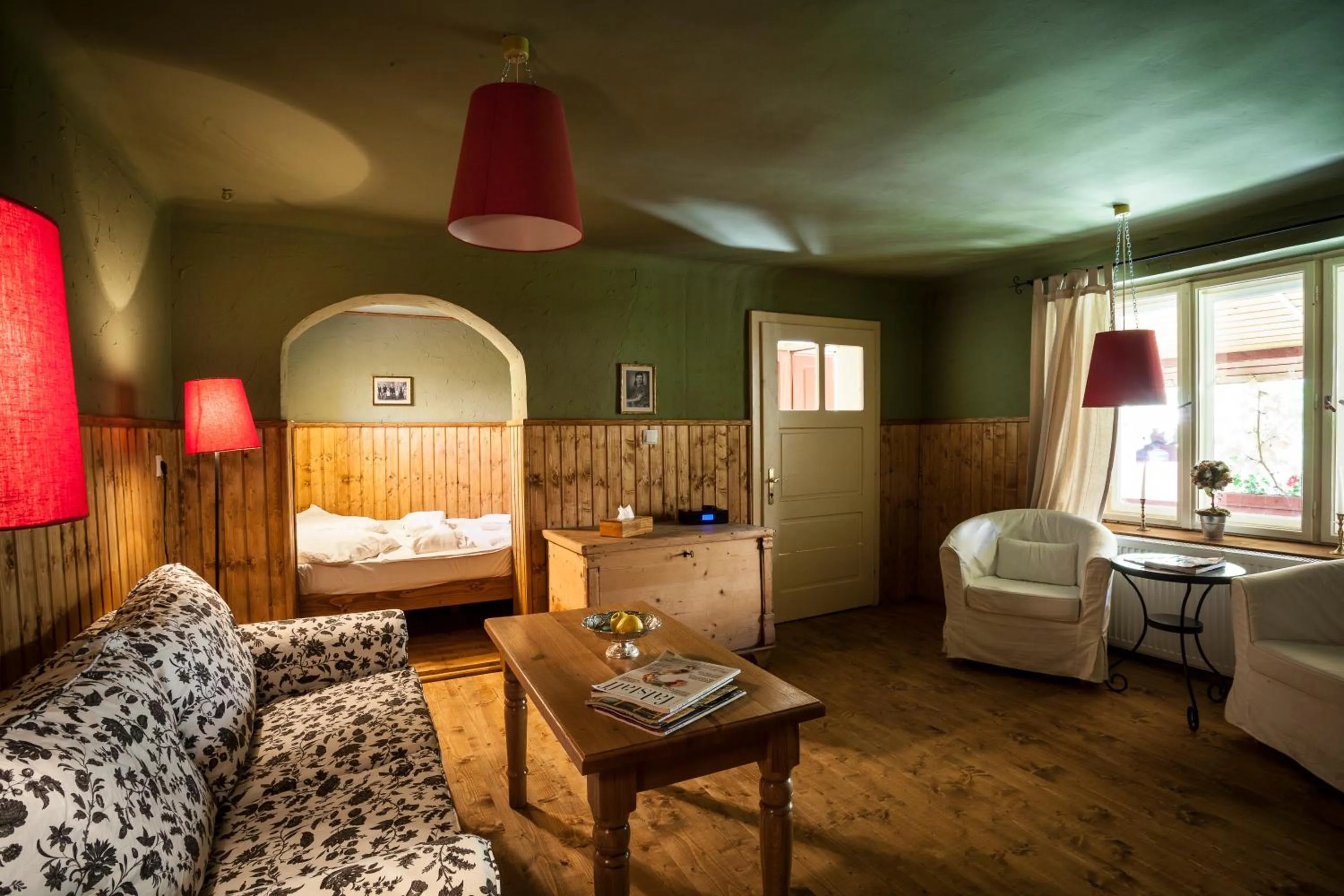 Seating area in Valea Verde Retreat Transilvania