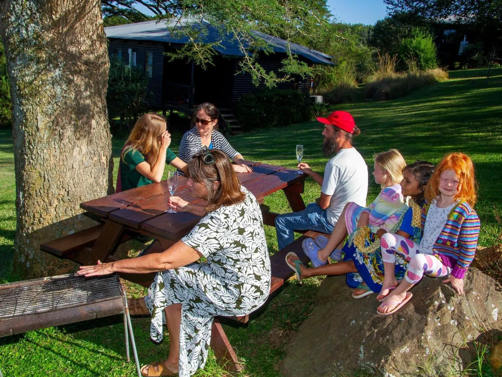 BBQ facilities in Midlands Forest Lodge