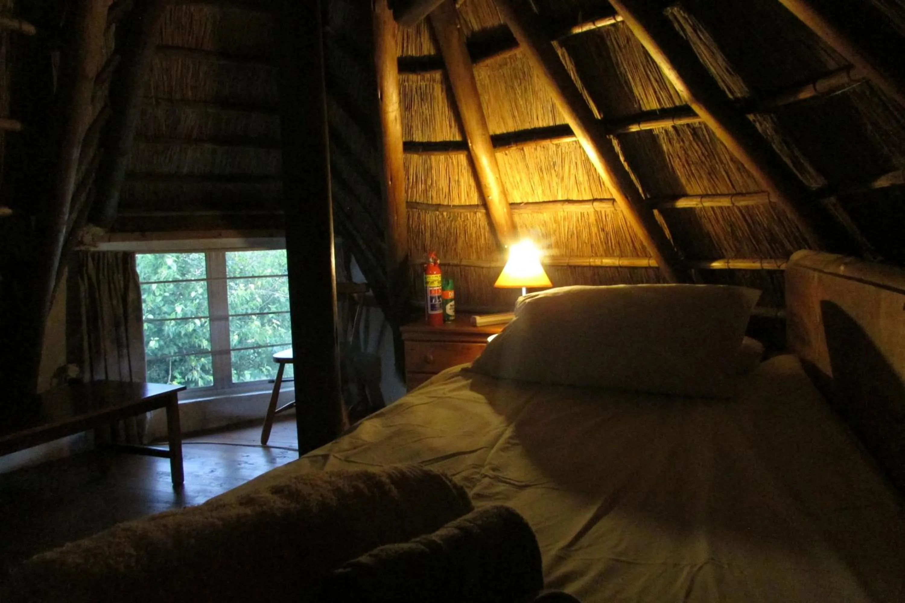 Bedroom, Bed in Absolute Leisure Cottages