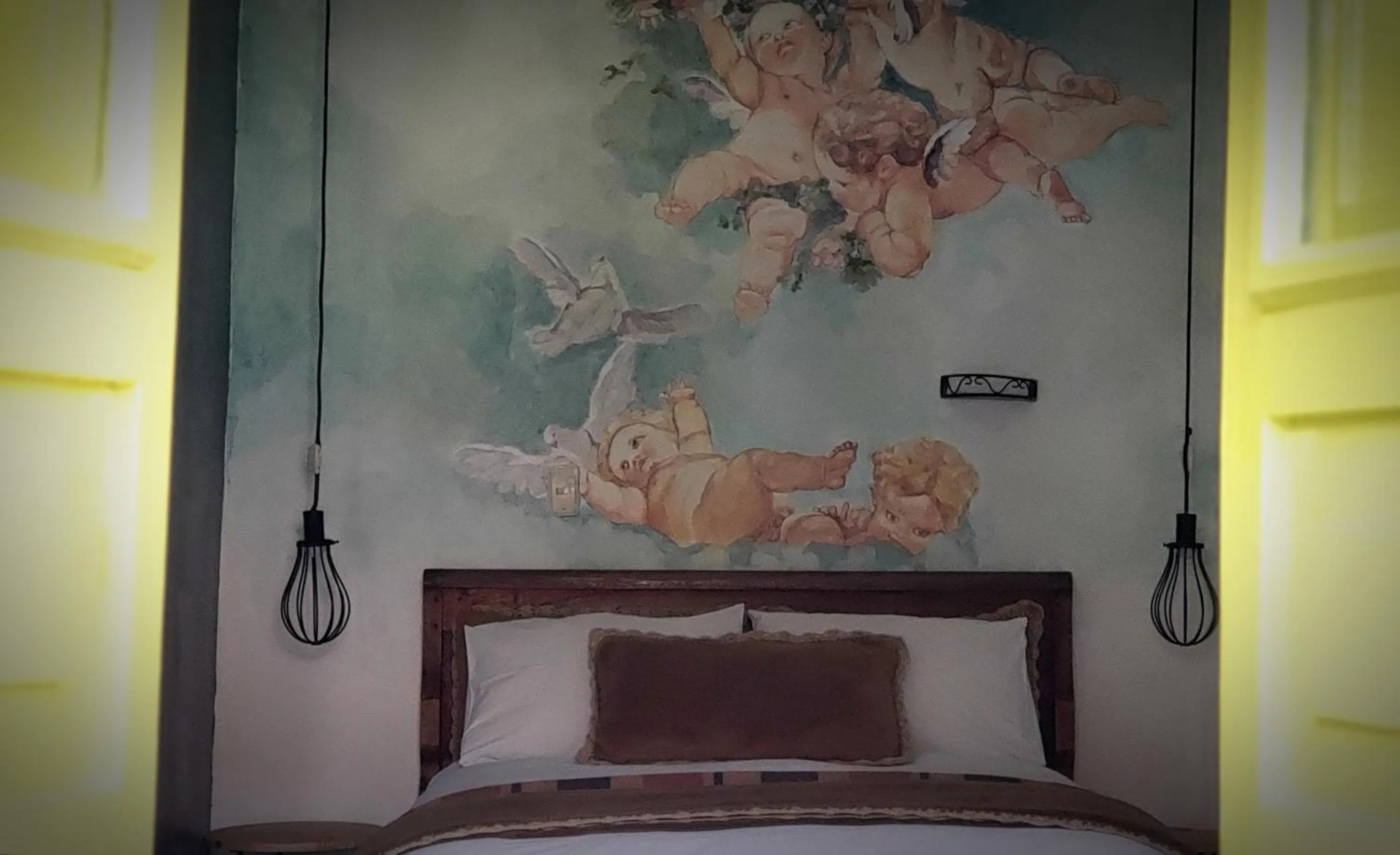 Bed in Niños Hotel Meloc