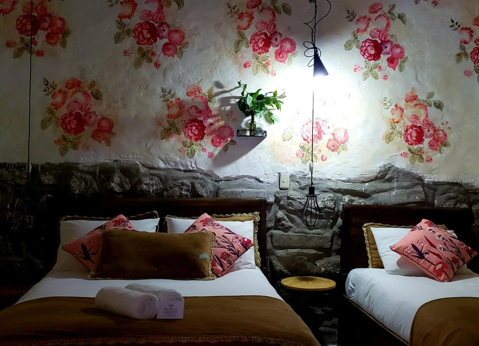 Bed in Niños Hotel Meloc