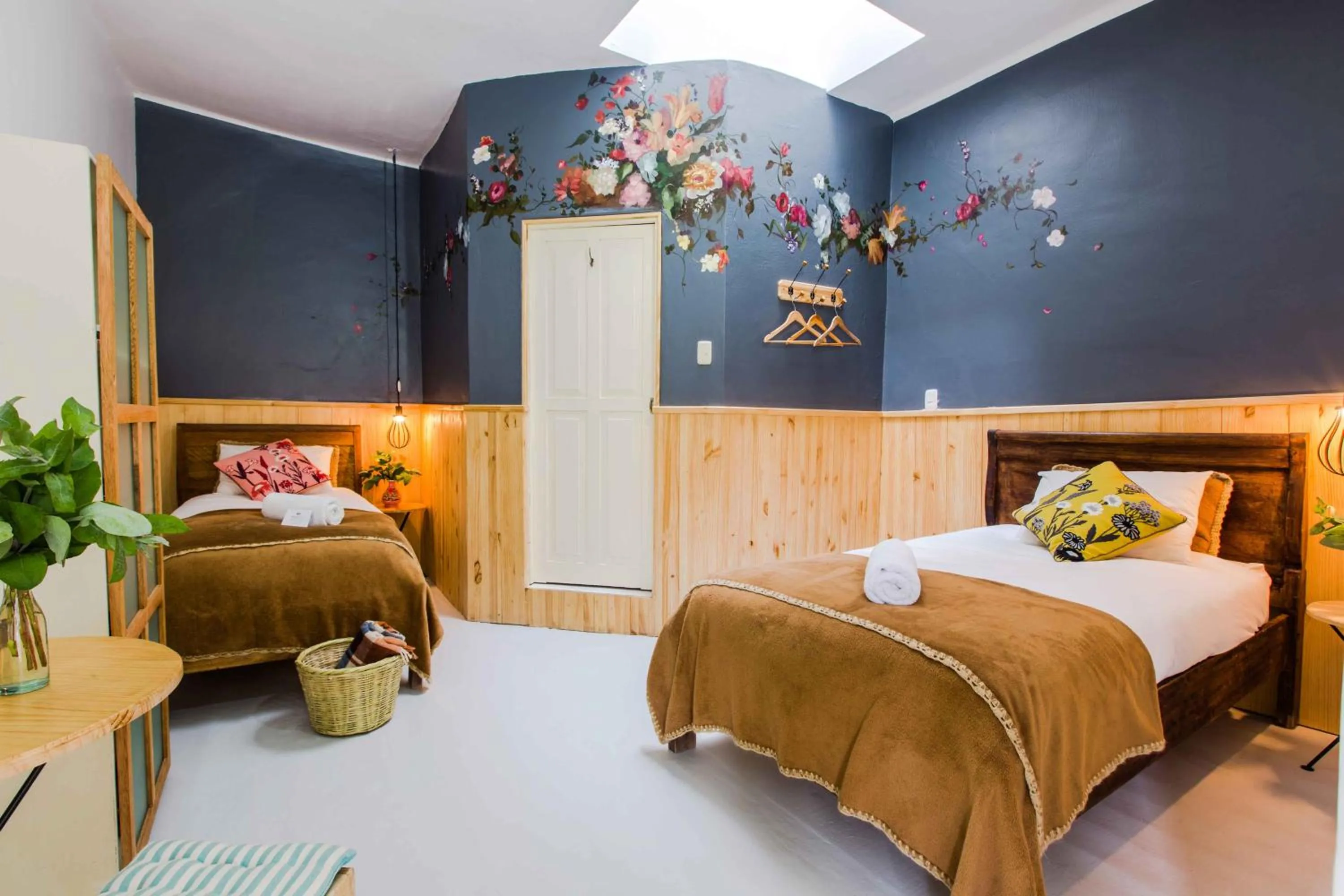 Bed in Niños Hotel Meloc