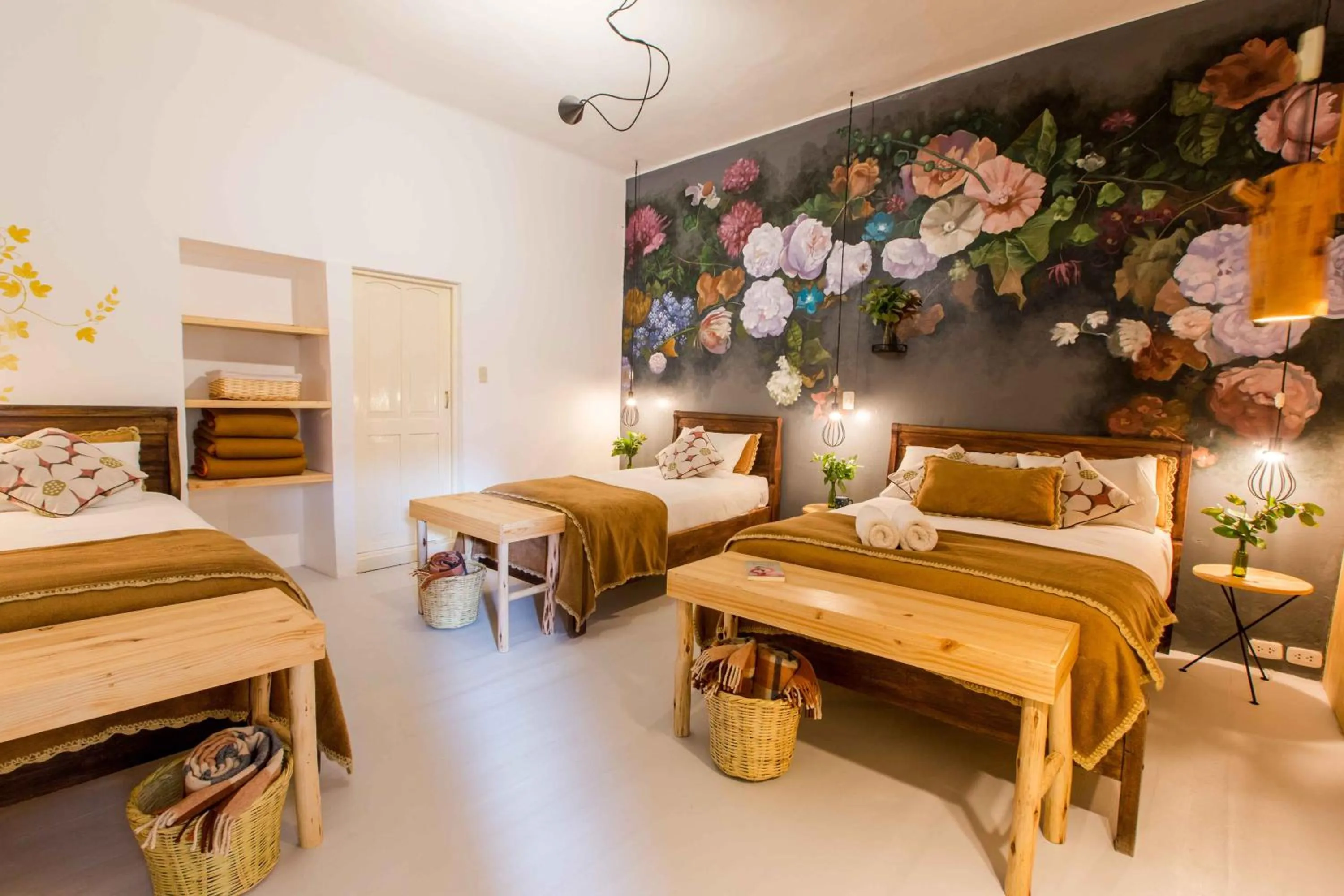 Bed in Niños Hotel Meloc