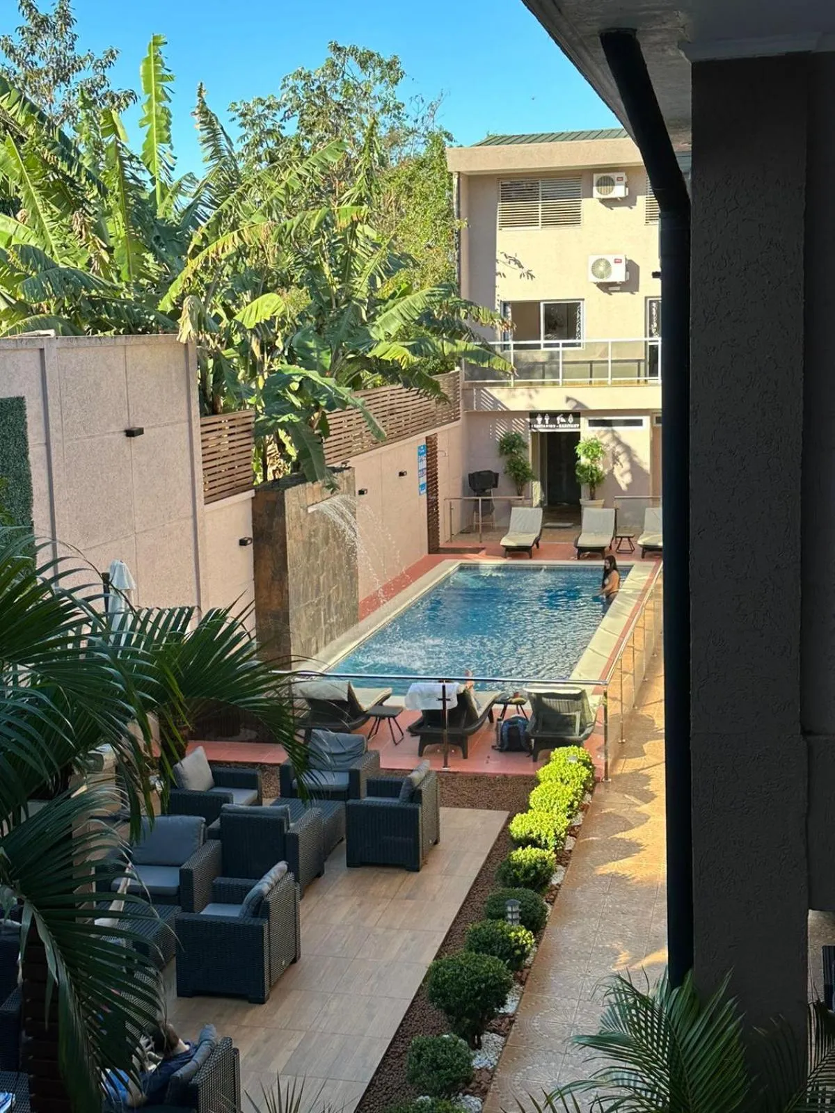 Pool view in Hotel Yvera Cataratas