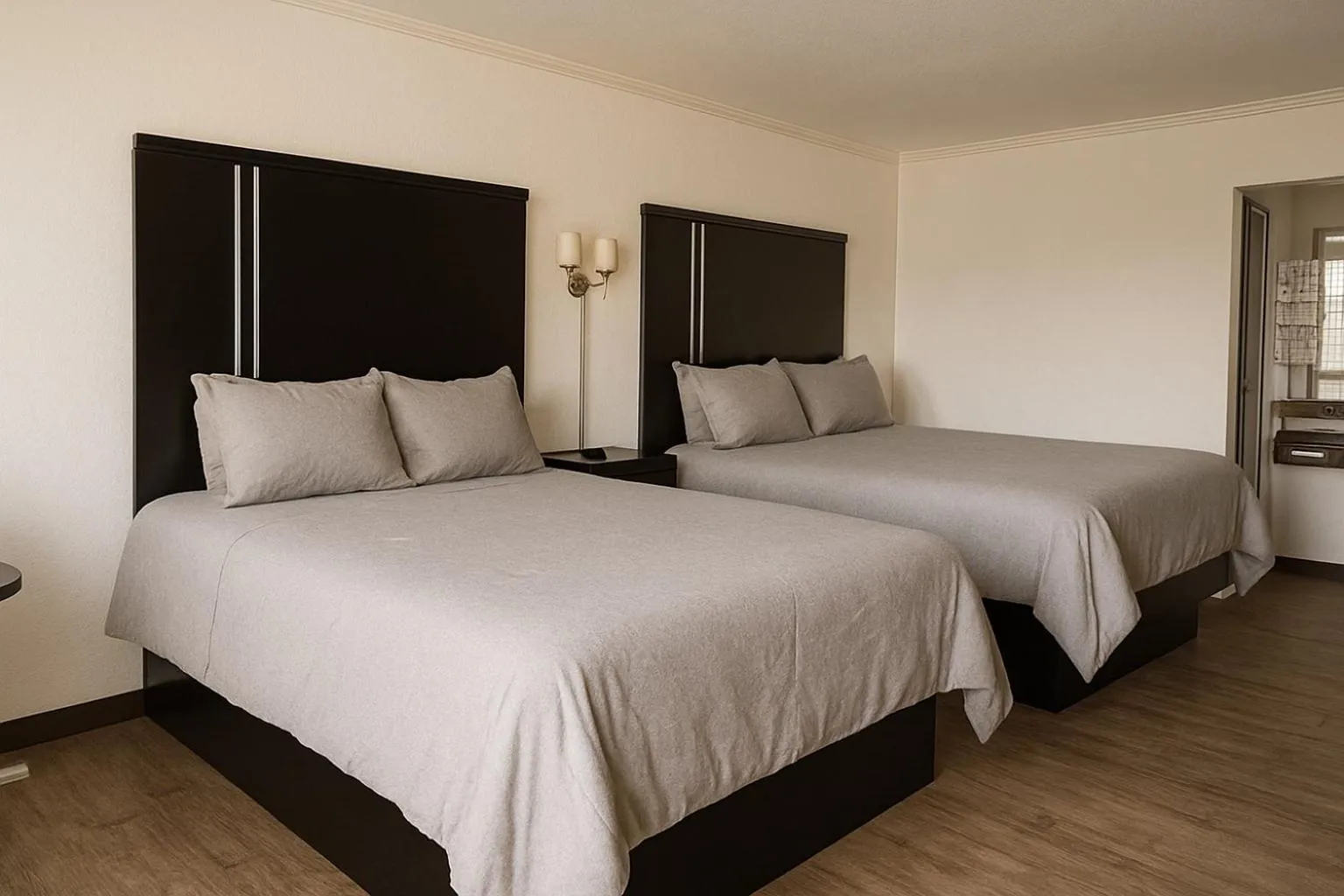 Bedroom, Bed in Big Chief Motel