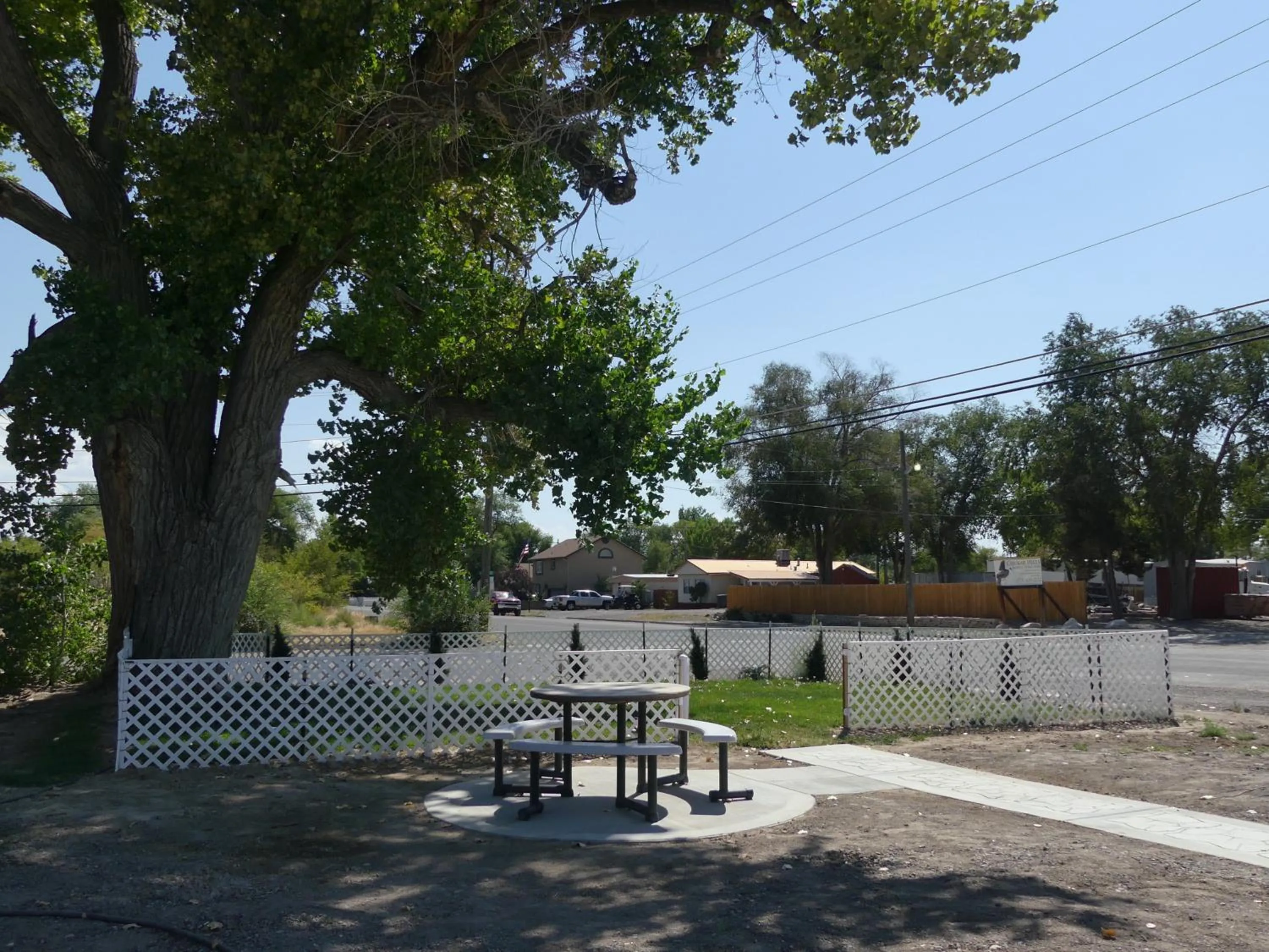 Patio in Big Chief Motel